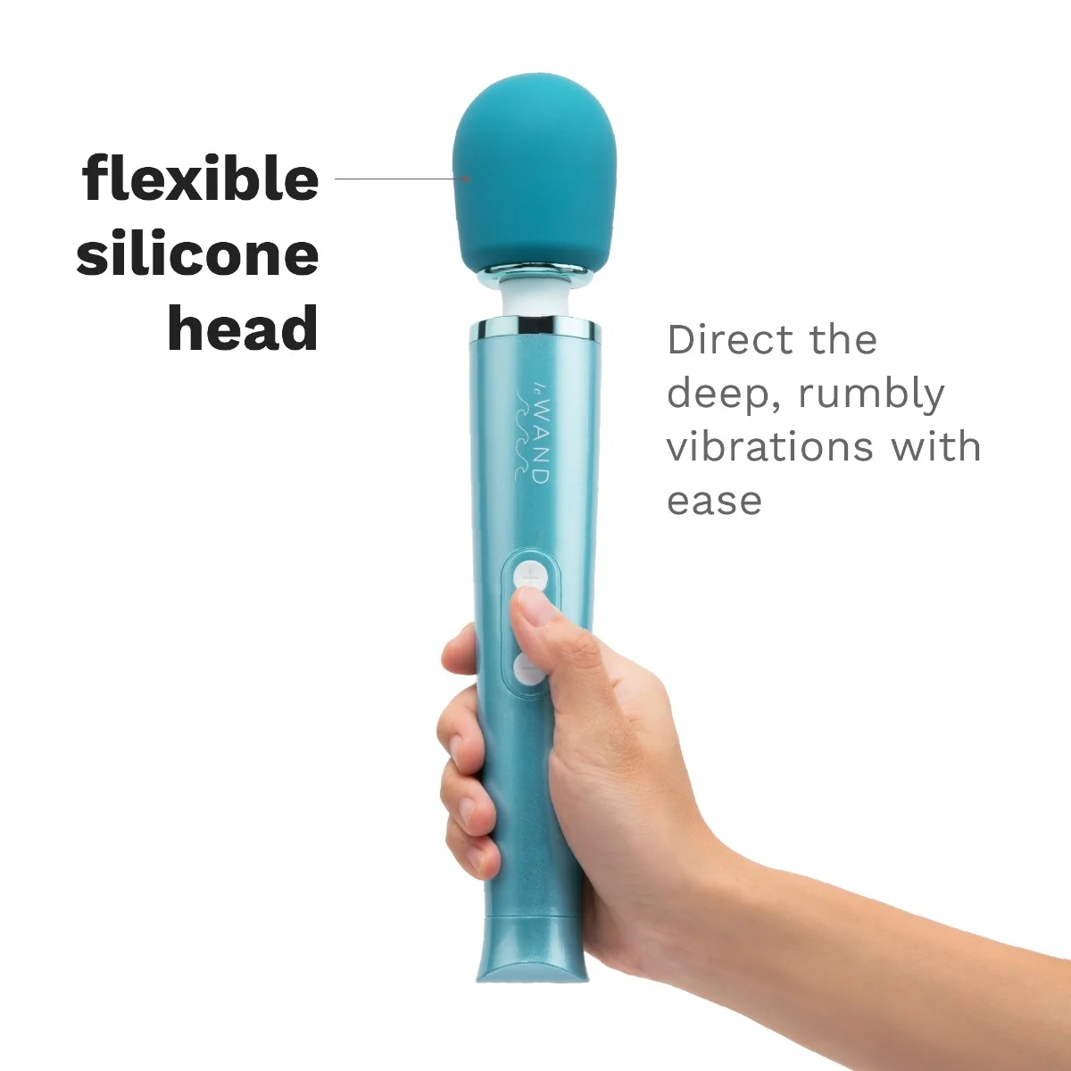Le Wand Dive Submersible Rechargeable Vibrating Body Massager - Blue - Image 11