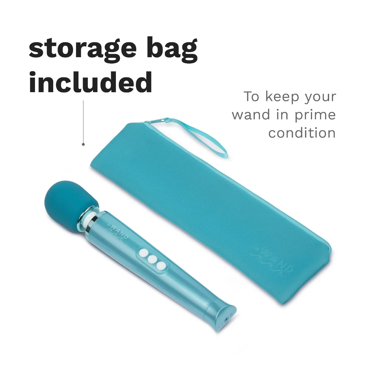 Le Wand Dive Submersible Rechargeable Vibrating Body Massager - Blue - Image 12