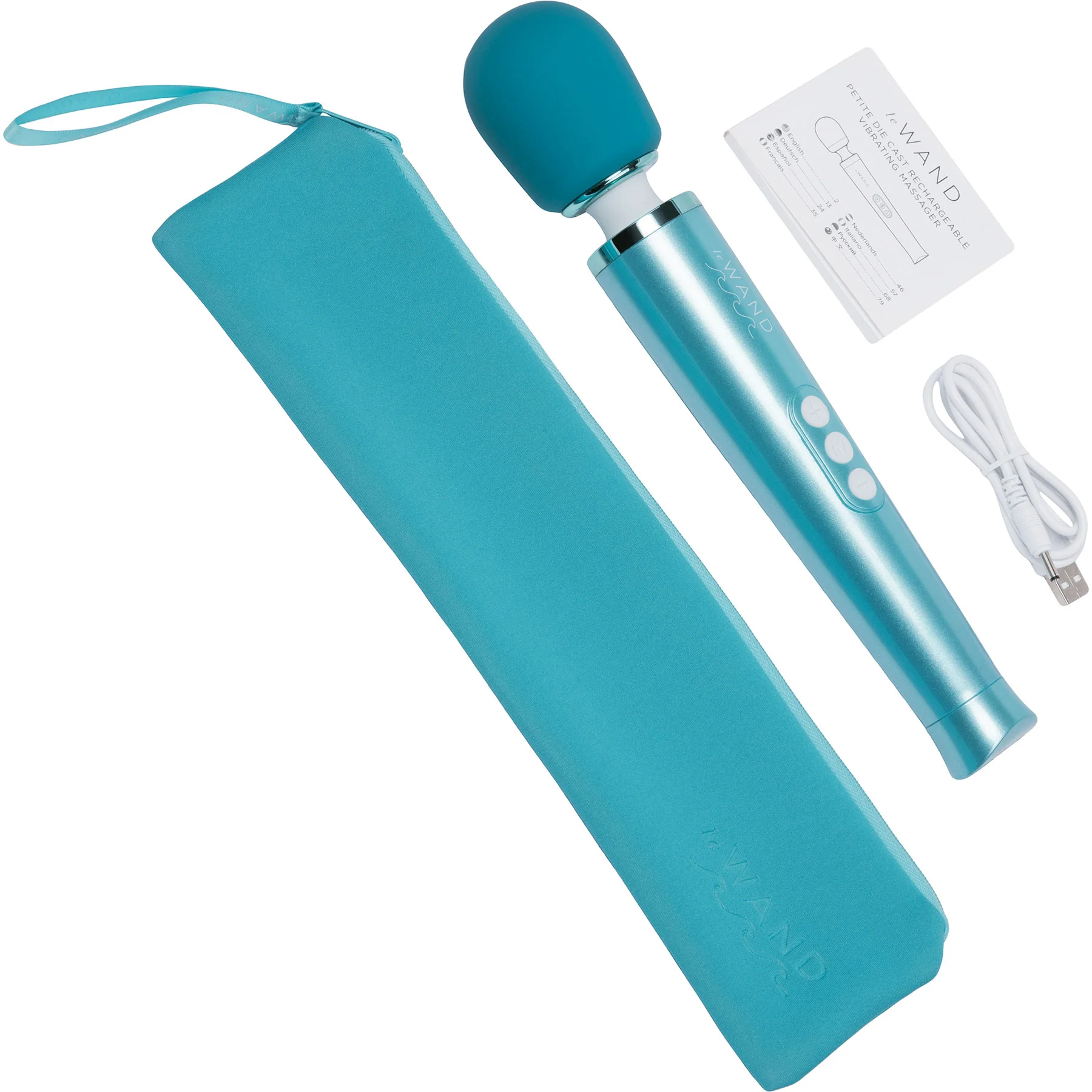 Le Wand Dive Submersible Rechargeable Vibrating Body Massager - Blue - Image 6