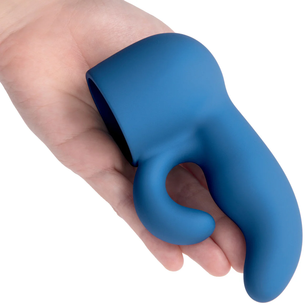 Le Wand Dual Petite Silicone Attachment For The Le Wand Petite Massager - Blue - Image 4