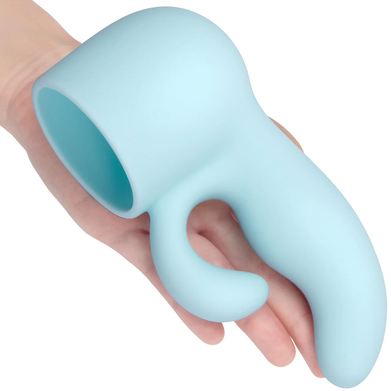 Le Wand Dual Silicone Attachment For The Original Le Wand Massager - Light Blue - Image 4