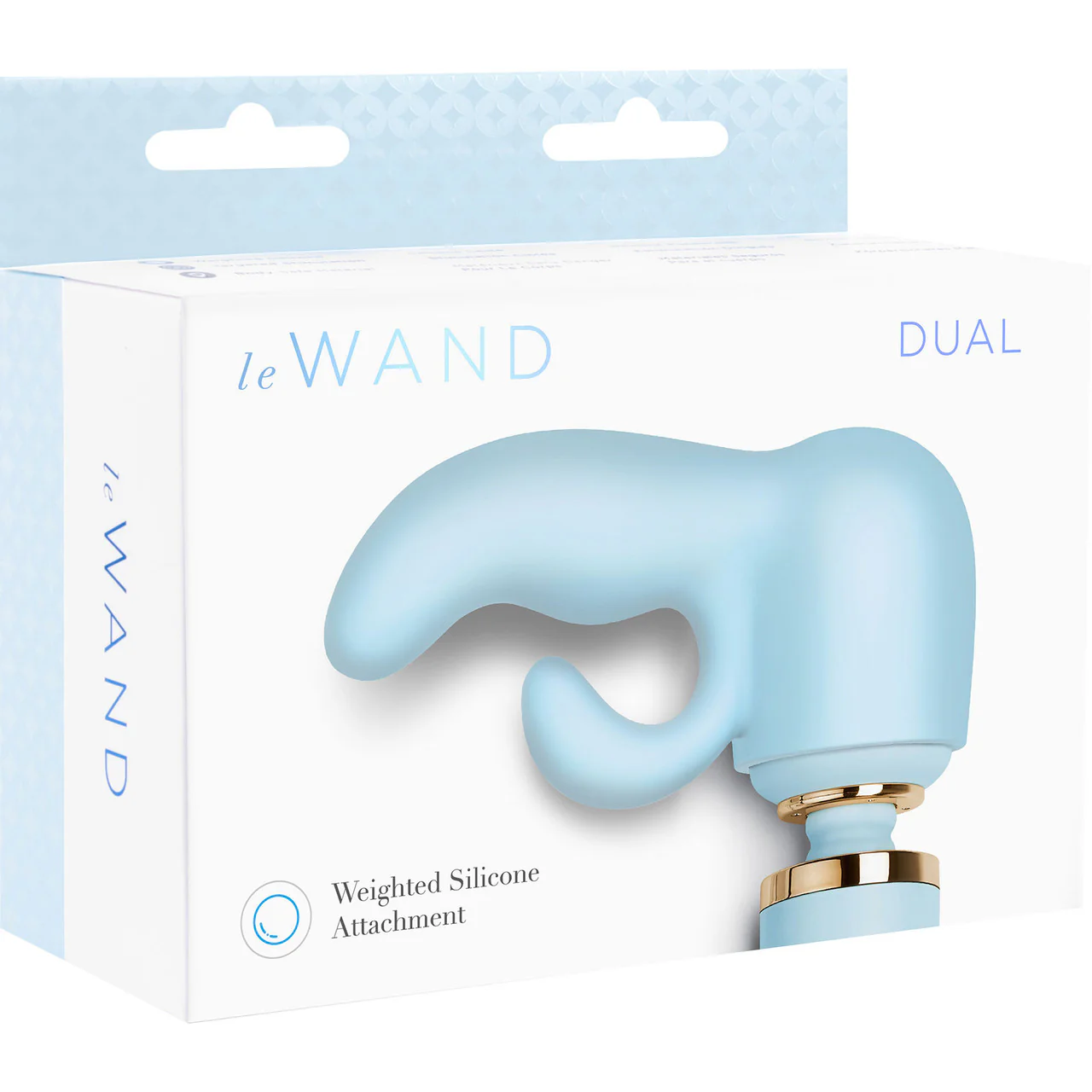 Le Wand Dual Silicone Attachment For The Original Le Wand Massager - Light Blue - Image 5