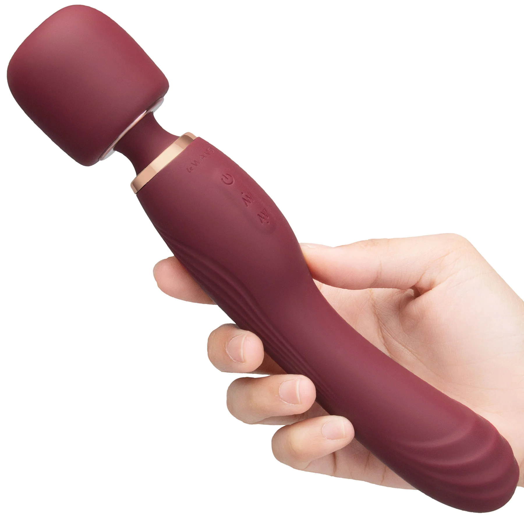 Le Wand Flat Top Fusion G Double-Ended Petite Wand Silicone Vibrator - Image 3
