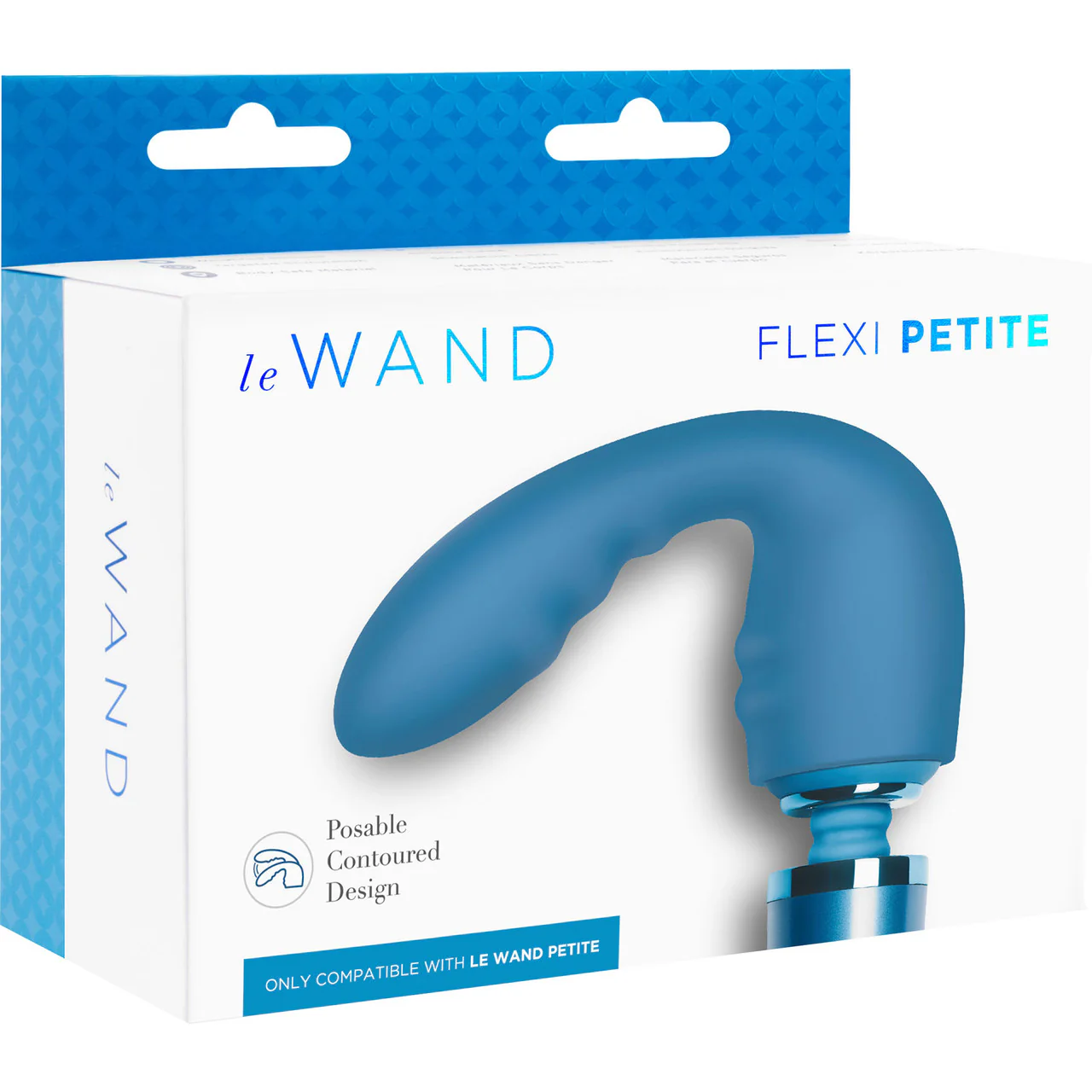 Le Wand Flexi Petite Silicone Attachment For The Le Wand Petite Massager - Blue - Image 5