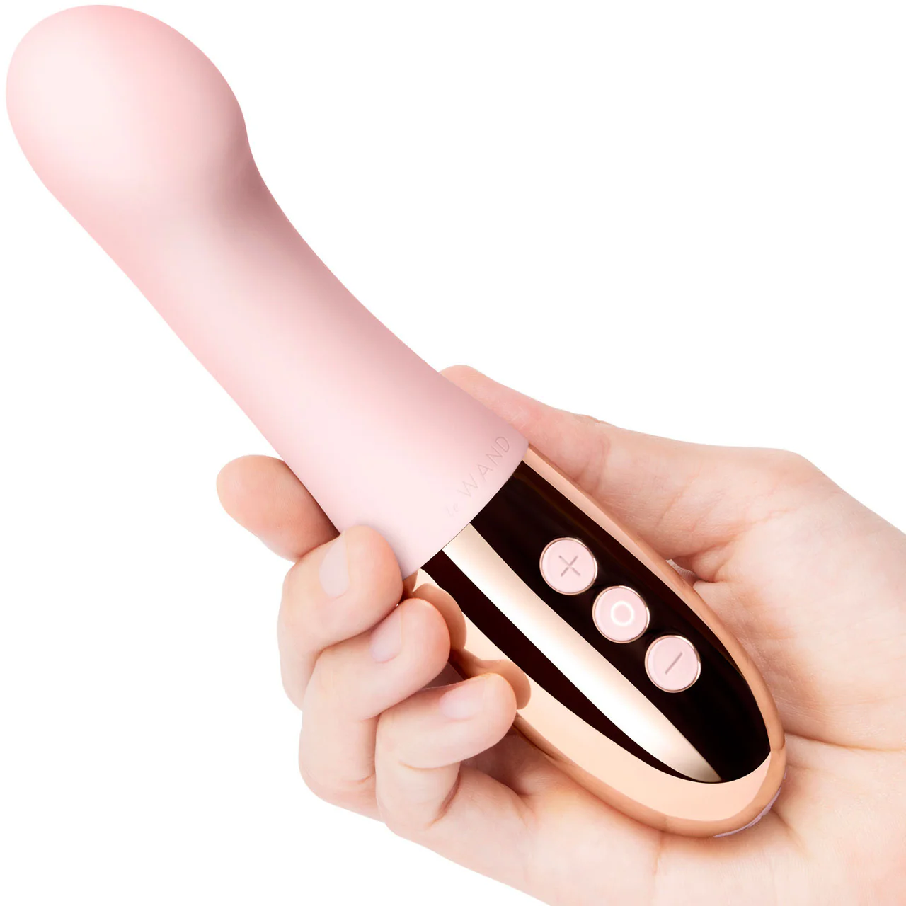 Le Wand Gee Waterproof Rechargeable Silicone G-Spot Vibrator - Rose Gold - Image 2