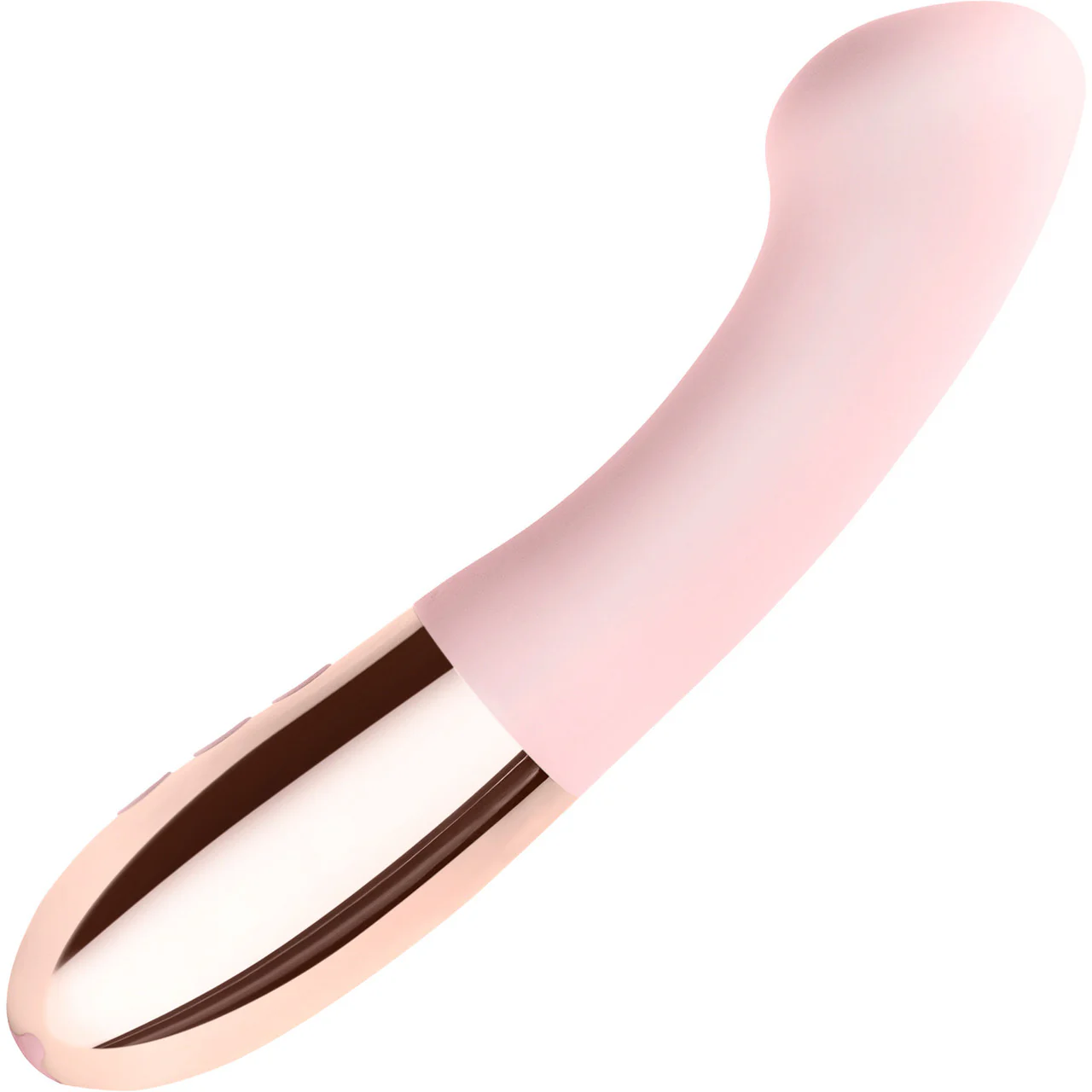 Le Wand Gee Waterproof Rechargeable Silicone G-Spot Vibrator - Rose Gold - Image 3