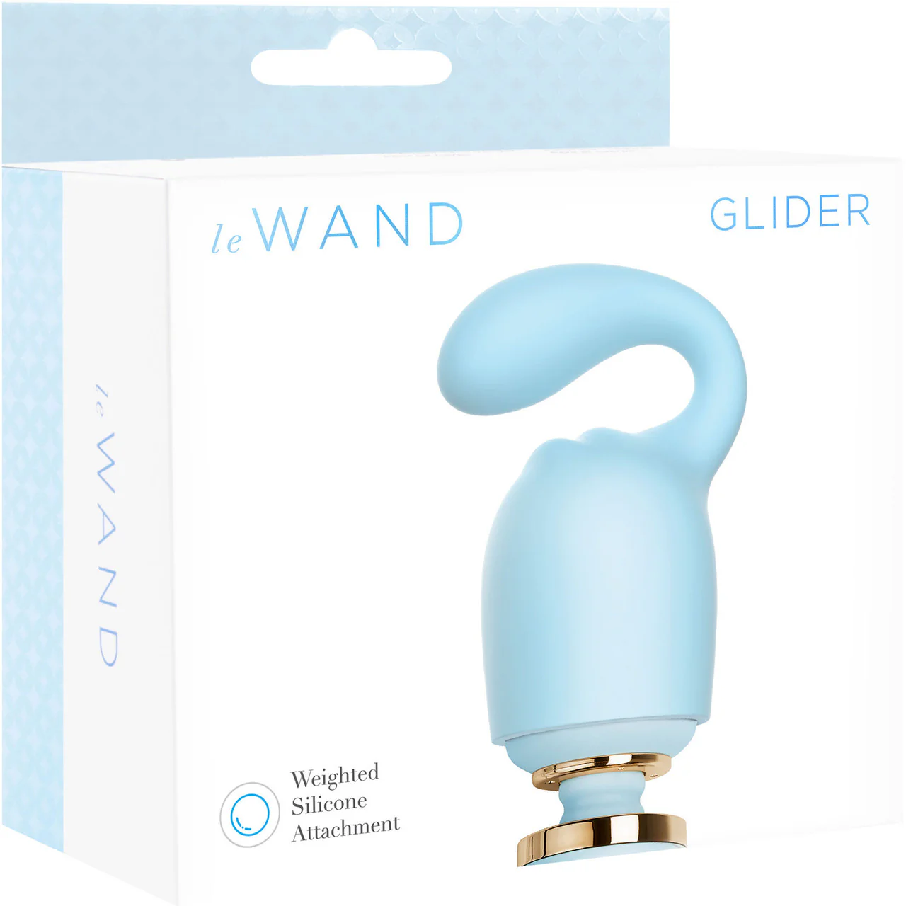 Le Wand Glider Silicone Attachment For The Original Le Wand Massager - Light Blue - Image 5