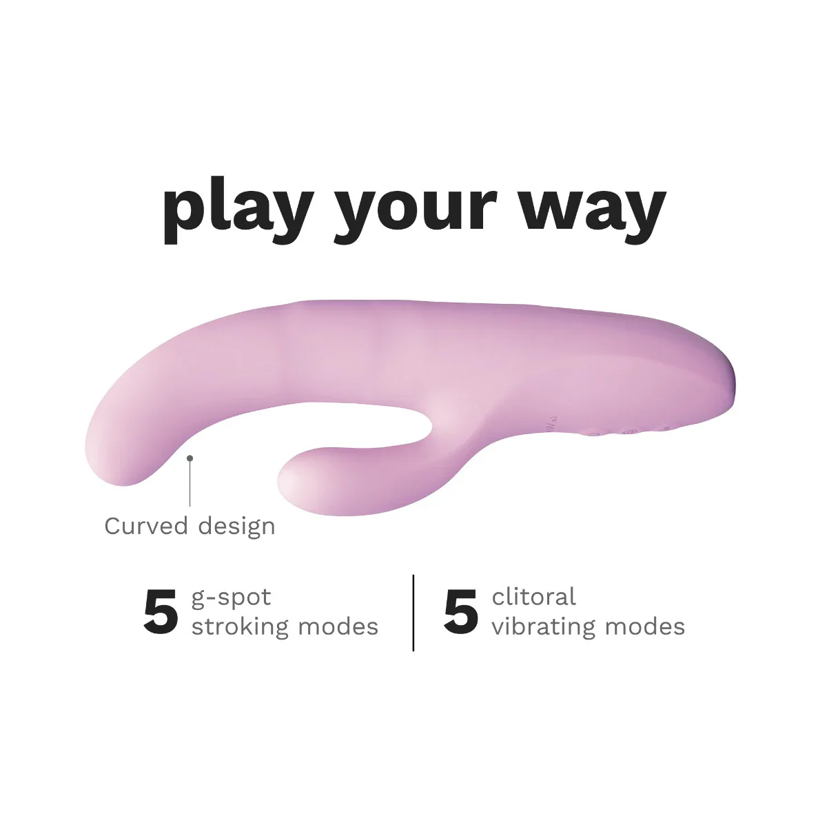 Le Wand Hither Rechargeable Rocking Silicone Rabbit Vibrator - Image 10