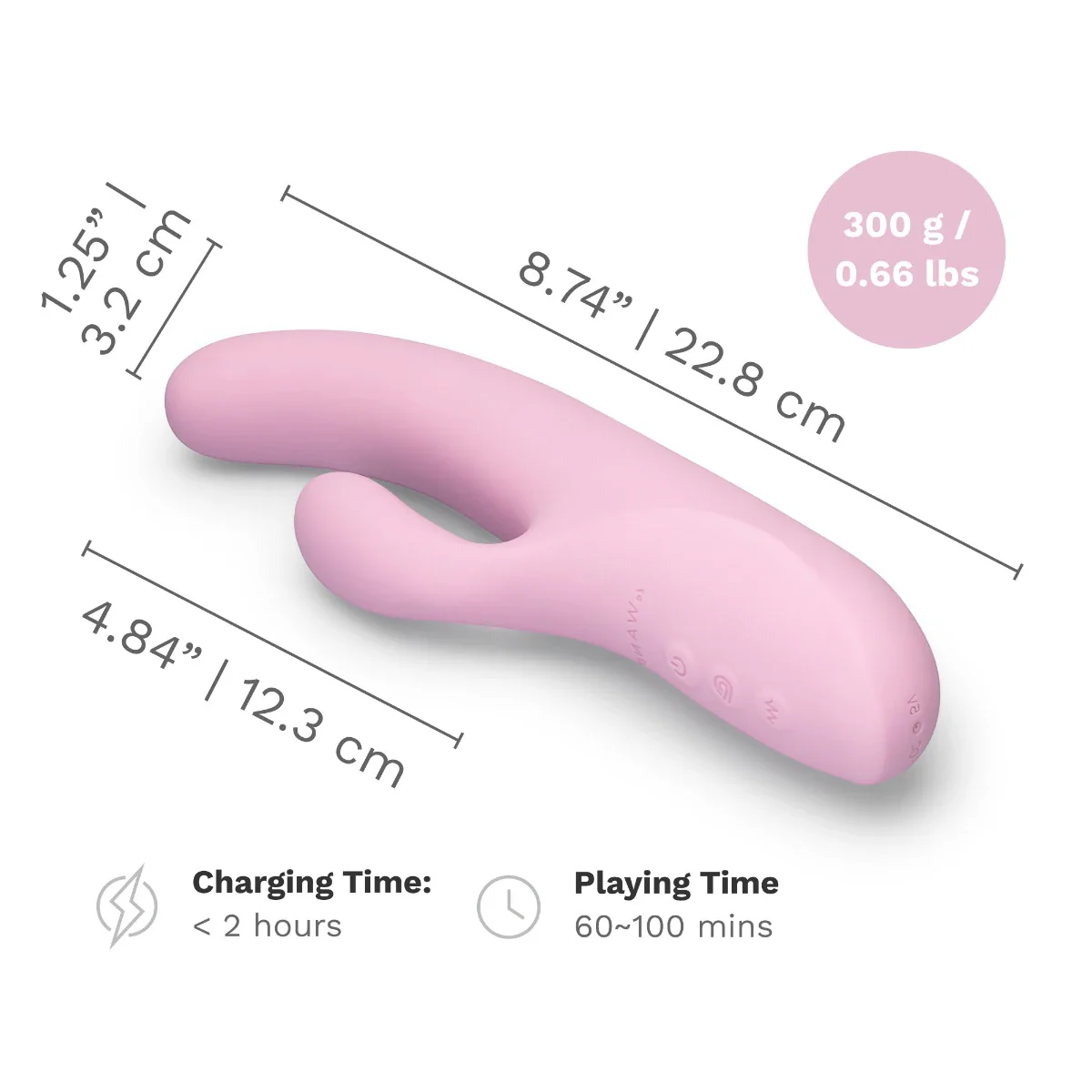 Le Wand Hither Rechargeable Rocking Silicone Rabbit Vibrator - Image 14