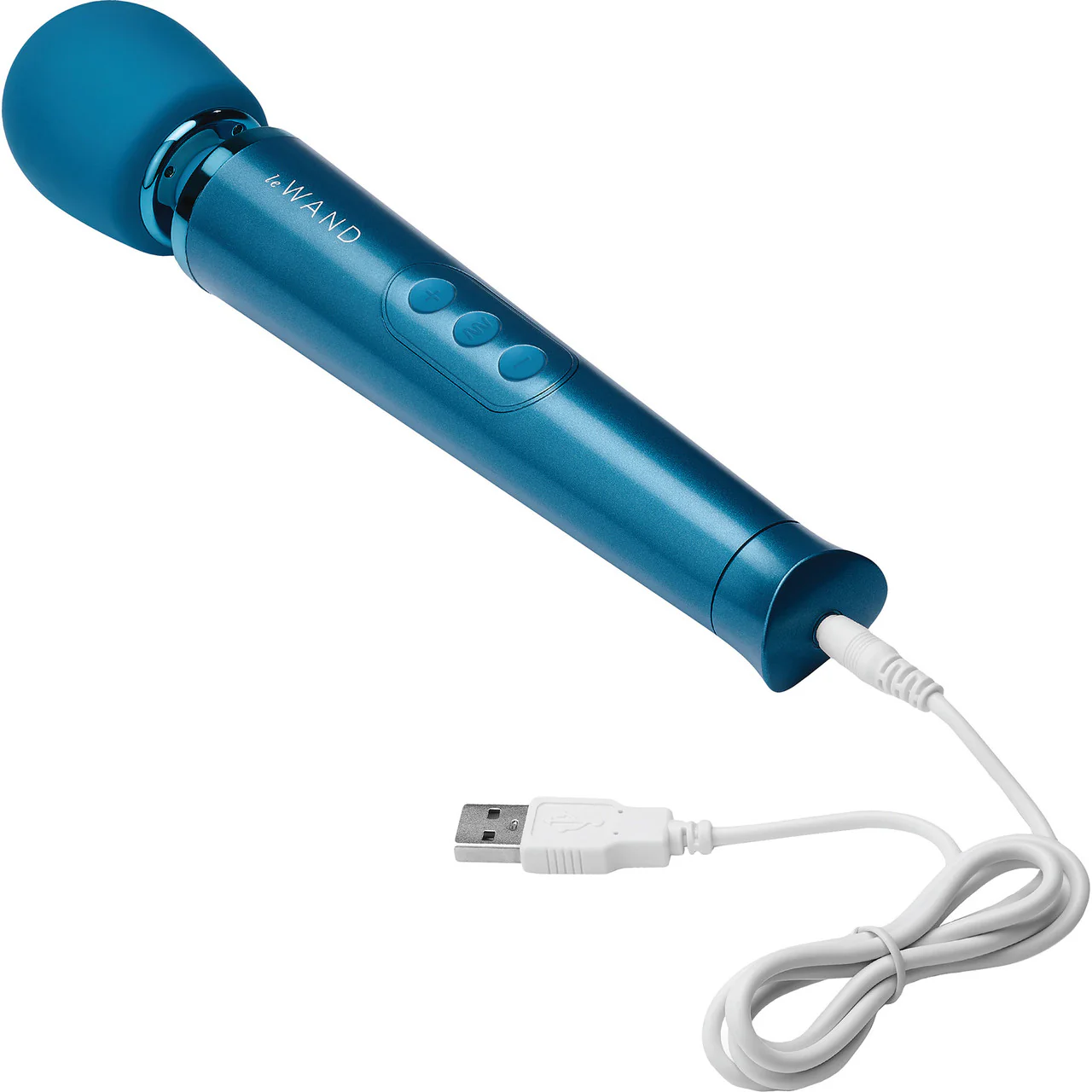 Le Wand Petite Rechargeable Vibrating Body Massager - Blue - Image 4