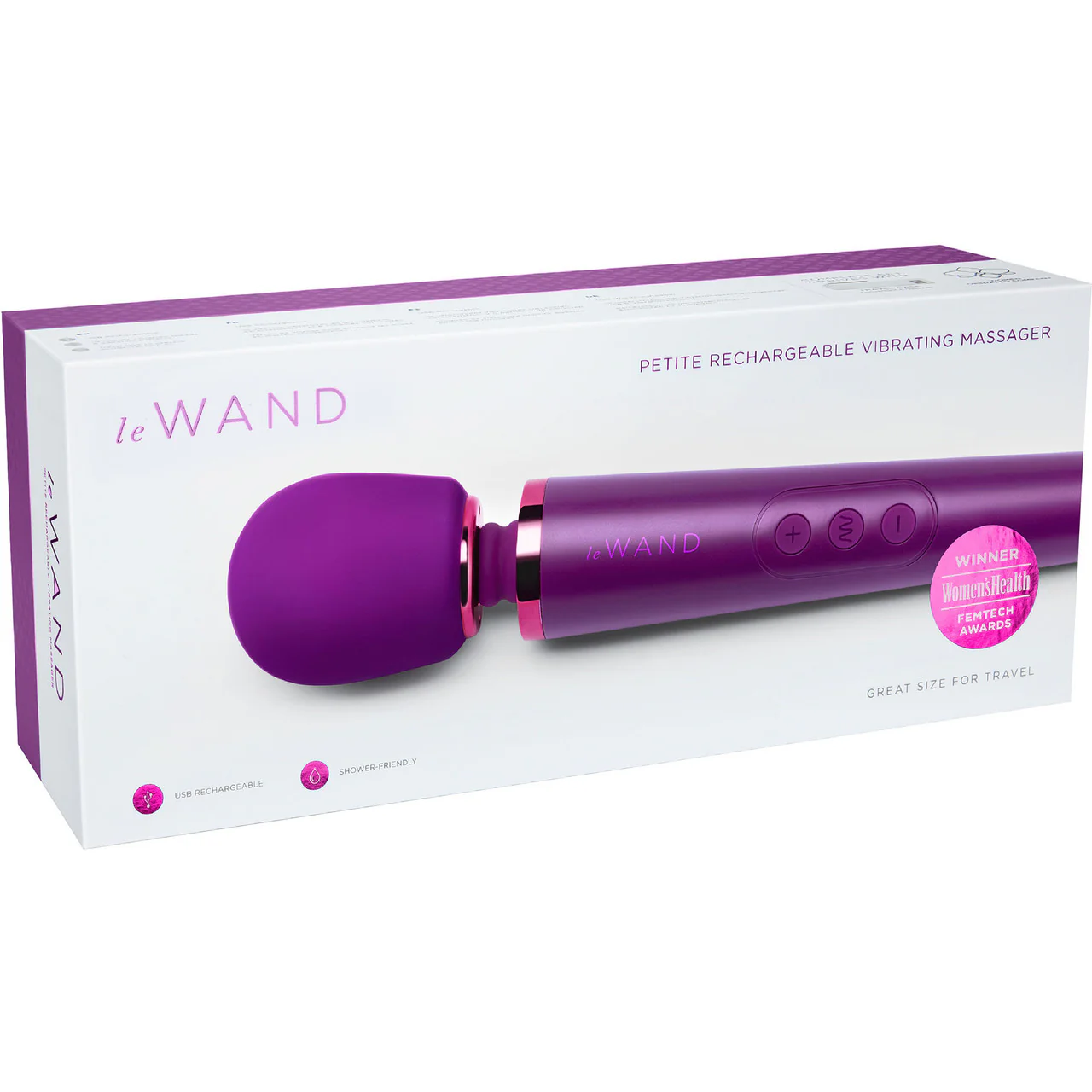 Le Wand Petite Rechargeable Vibrating Body Massager - Cherry - Image 6
