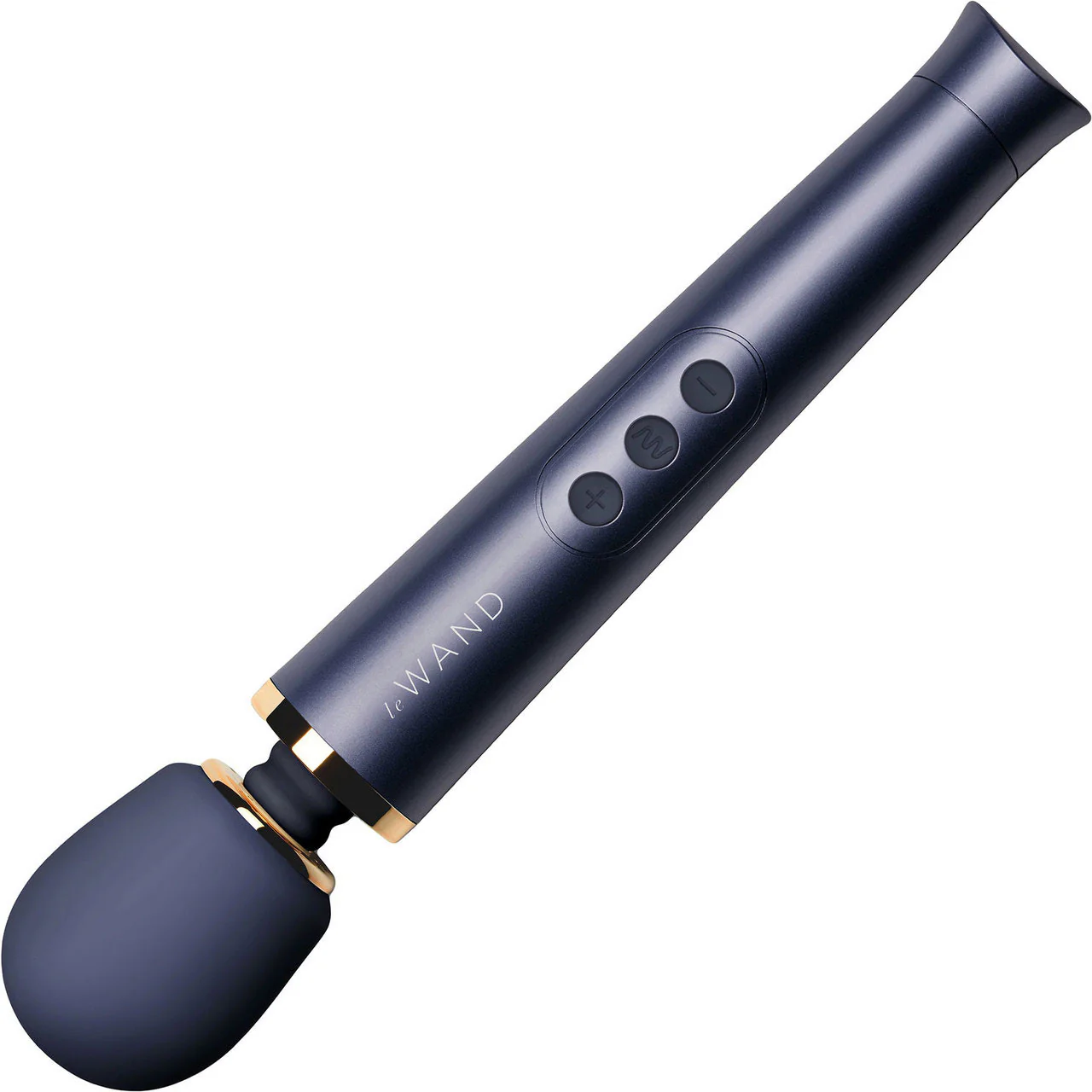 Le Wand Petite Rechargeable Vibrating Body Massager - Navy - Image 3
