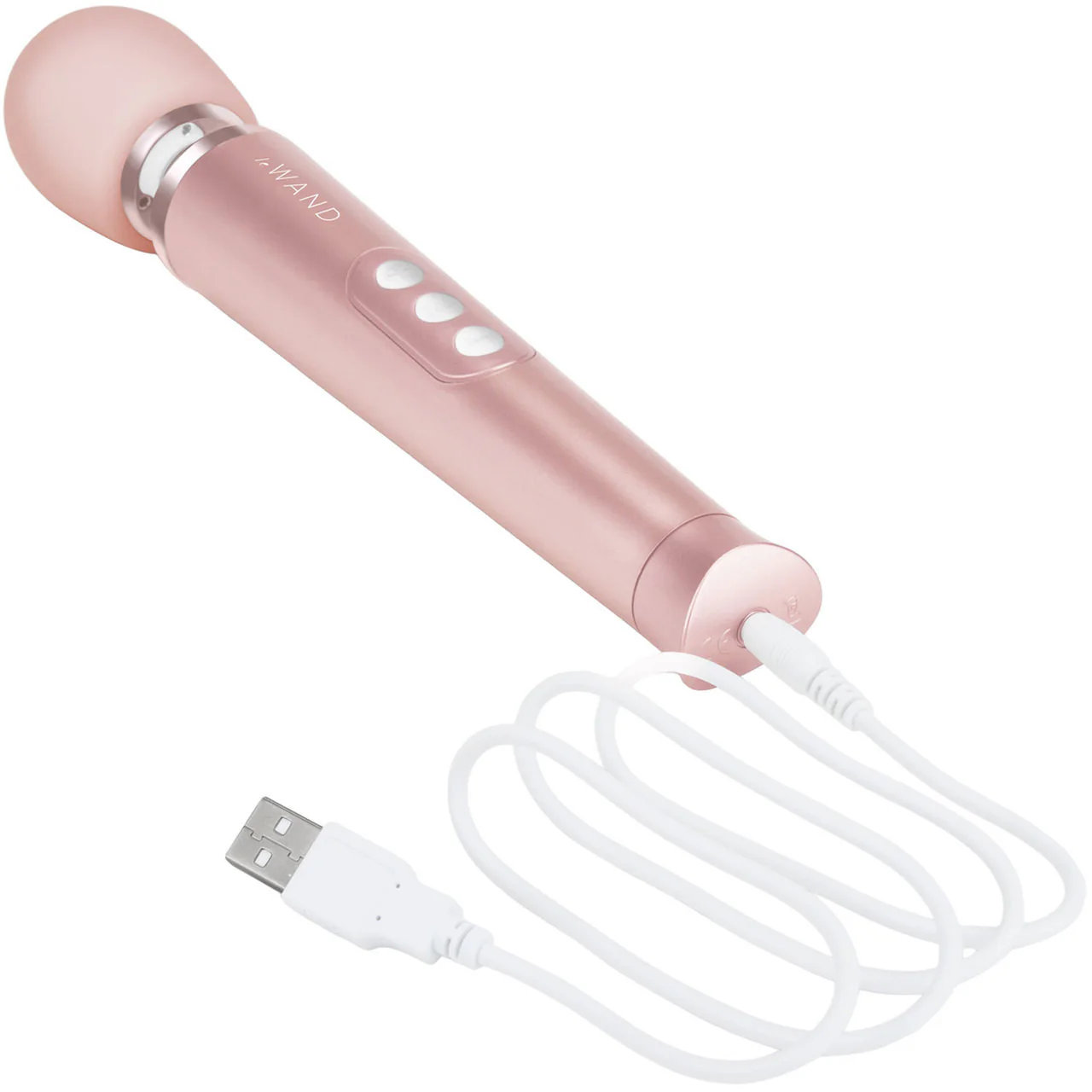 Le Wand Petite Rechargeable Vibrating Body Massager - Rose Gold - Image 5