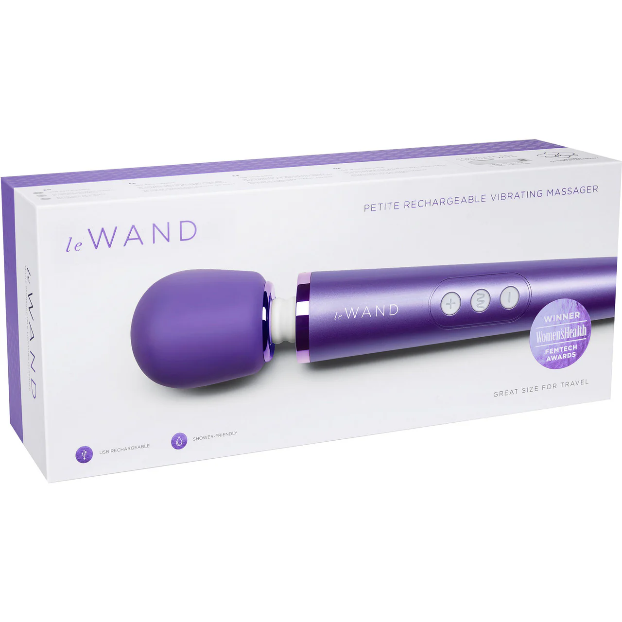 Le Wand Petite Rechargeable Vibrating Body Massager - Violet - Image 6