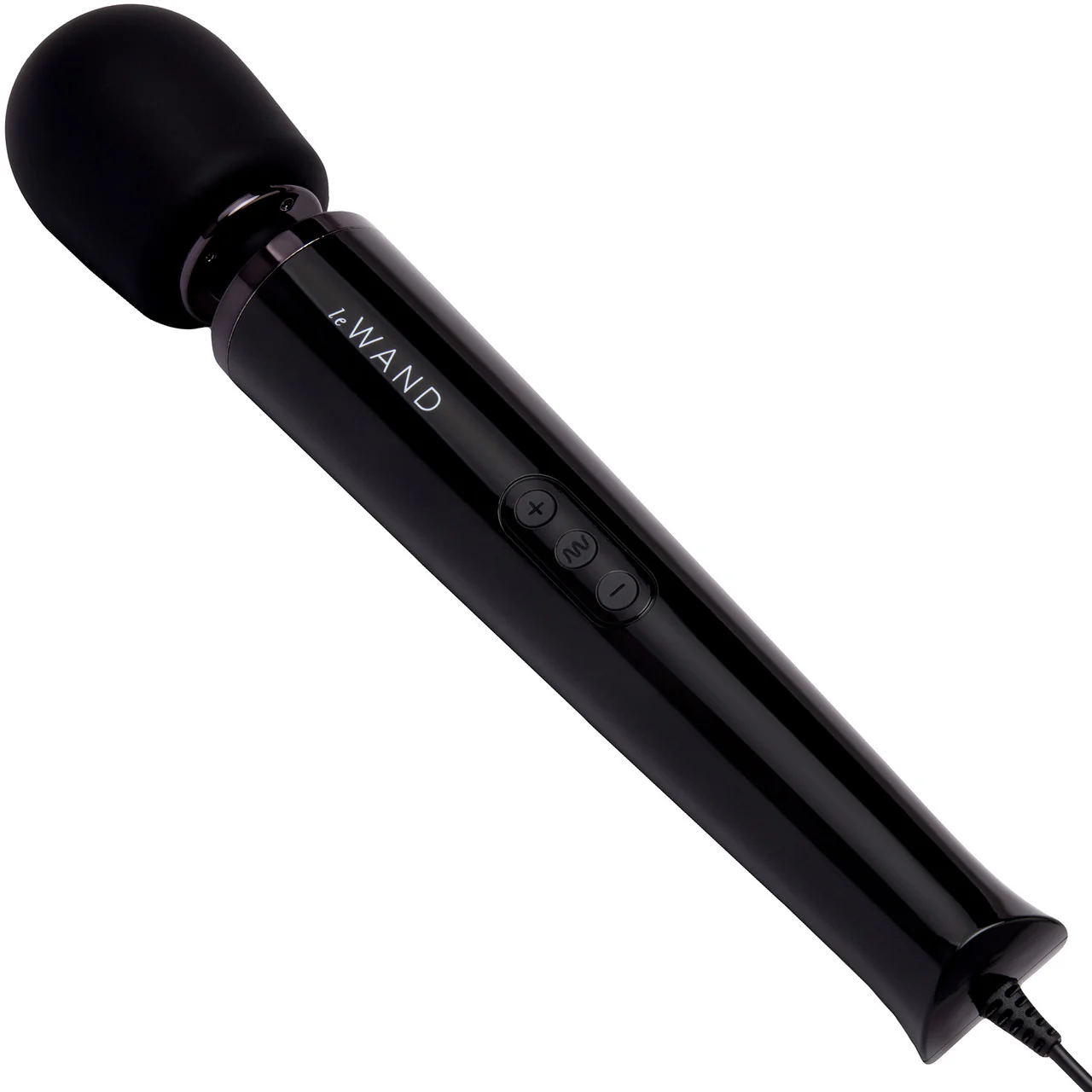 Le Wand Plug-In Vibrating Body Massager - Black - Image 4