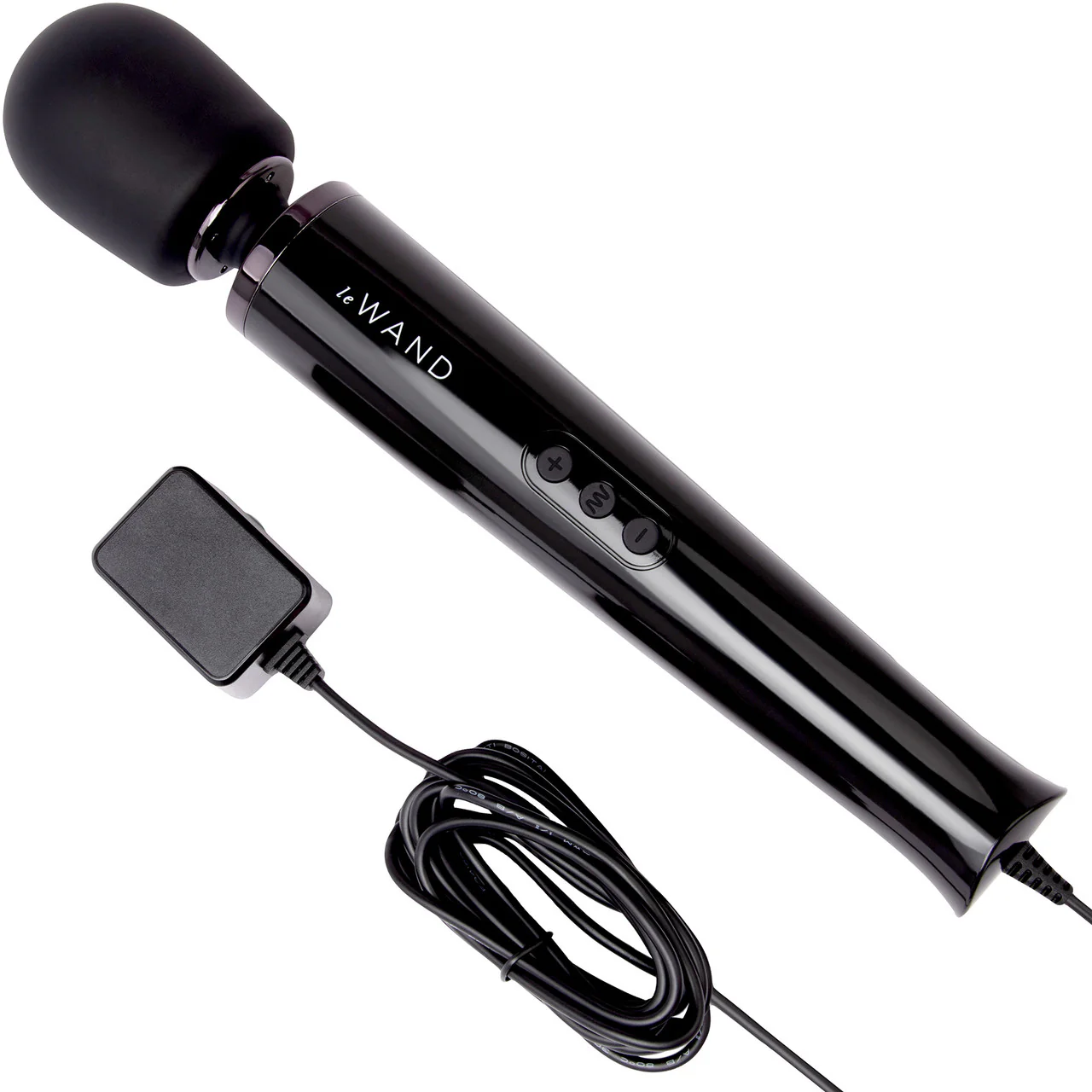 Le Wand Plug-In Vibrating Body Massager - Black - Image 8