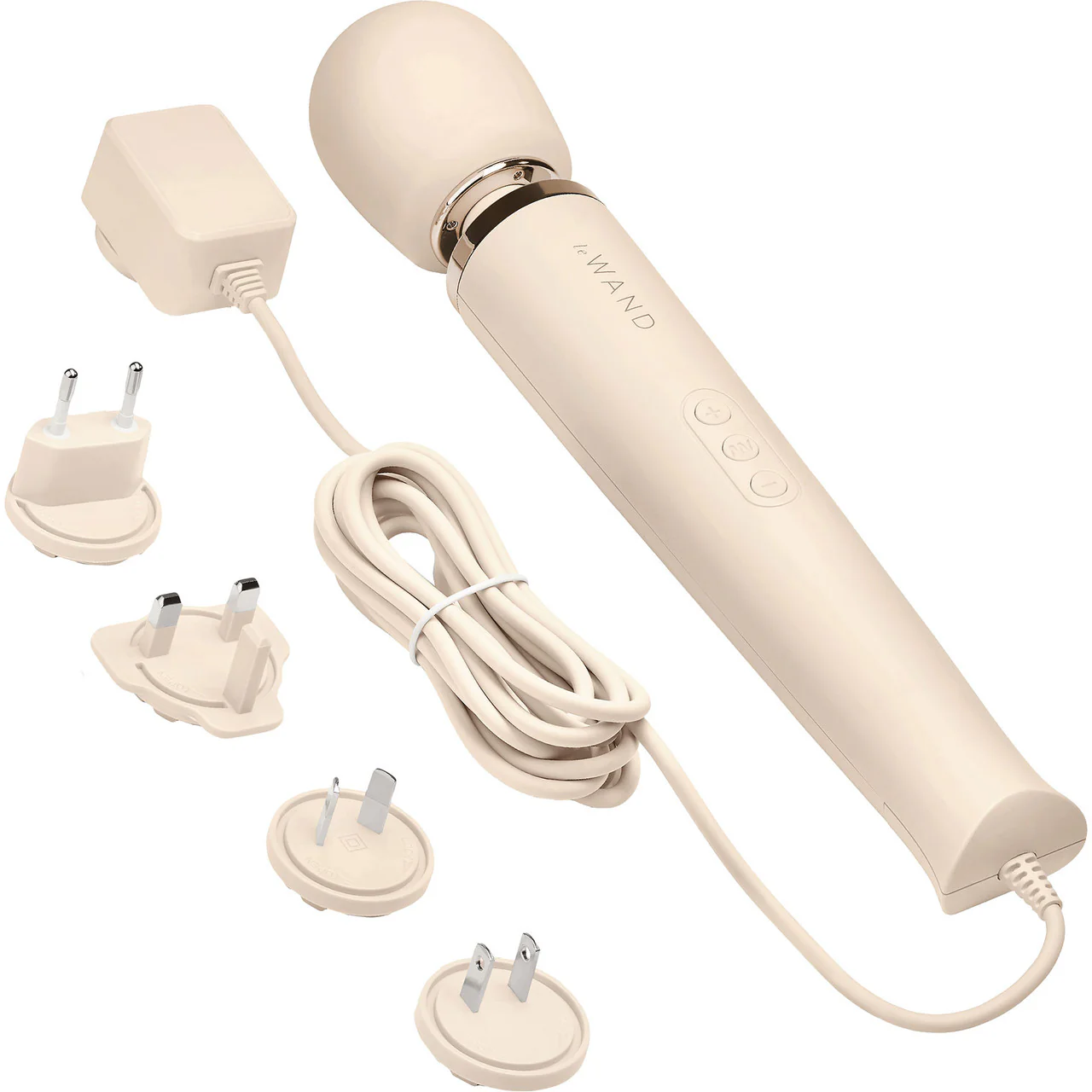 Le Wand Plug-In Vibrating Body Massager - Cream - Image 8