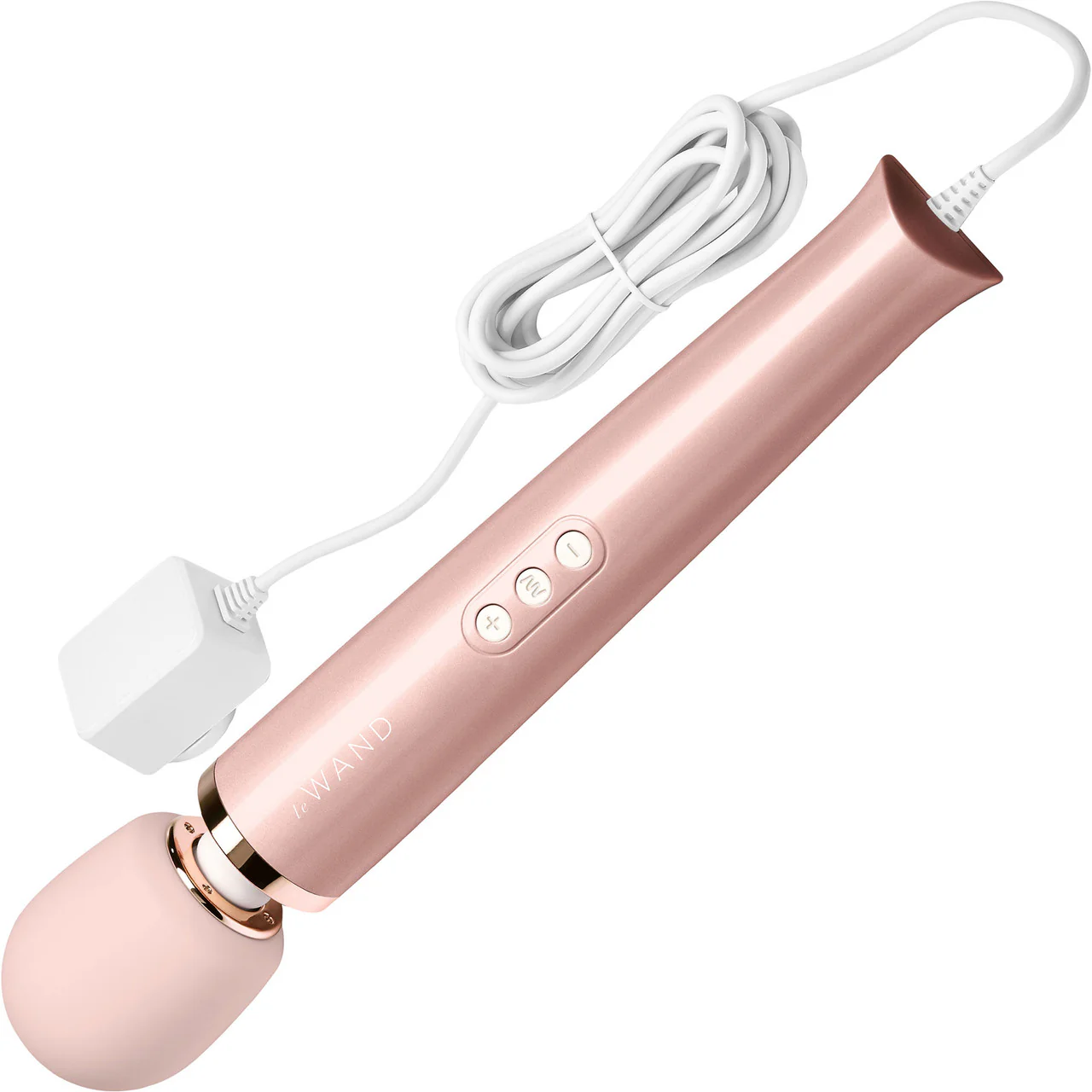 Le Wand Plug-In Vibrating Body Massager - Rose Gold - Image 3