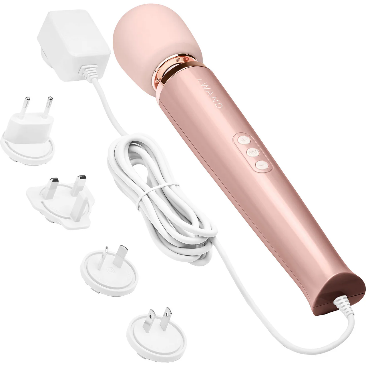 Le Wand Plug-In Vibrating Body Massager - Rose Gold - Image 4
