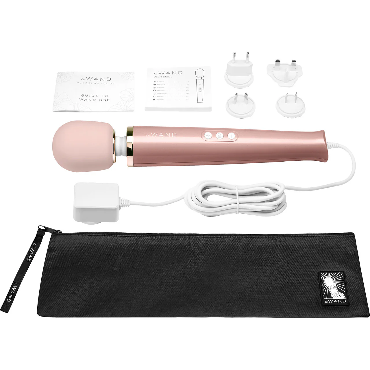Le Wand Plug-In Vibrating Body Massager - Rose Gold - Image 5