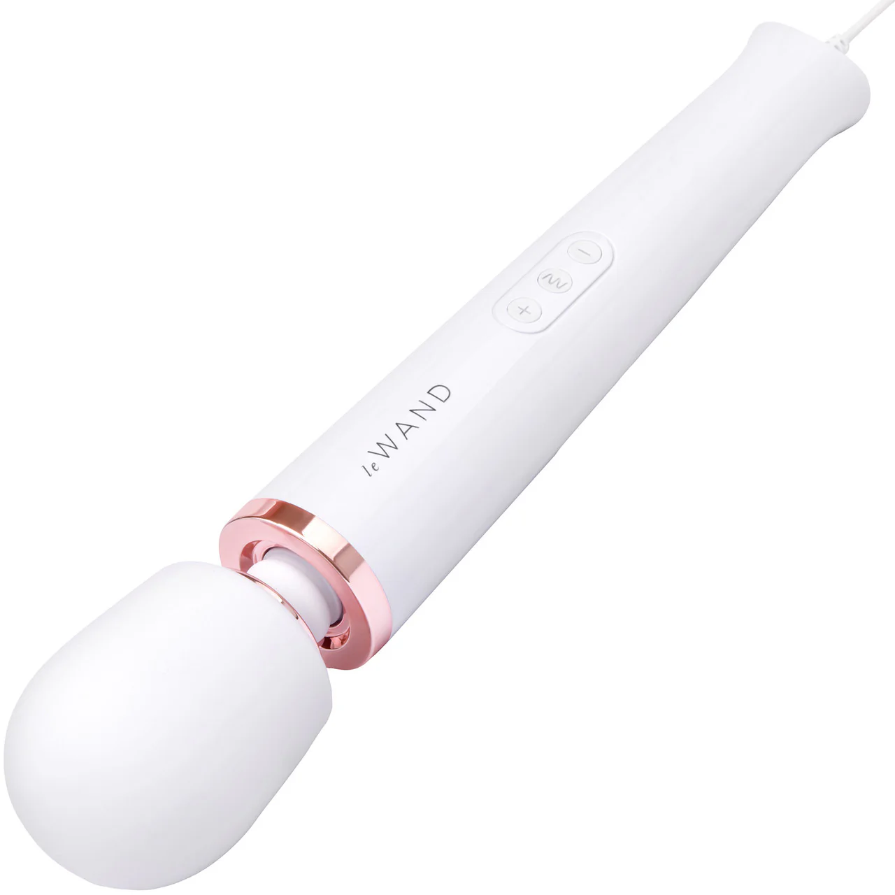 Le Wand Plug-In Vibrating Body Massager - White - Image 3