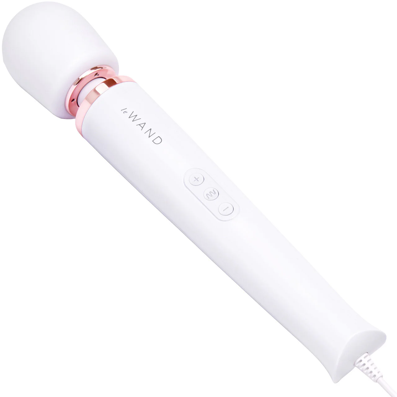 Le Wand Plug-In Vibrating Body Massager - White - Image 4