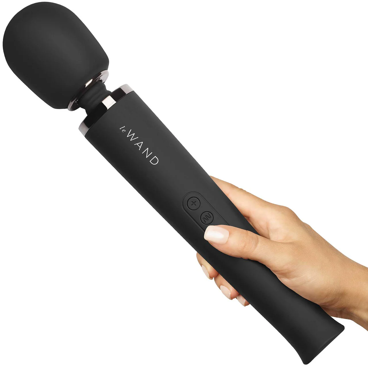 Le Wand Rechargeable Vibrating Body Massager - Black - Image 2