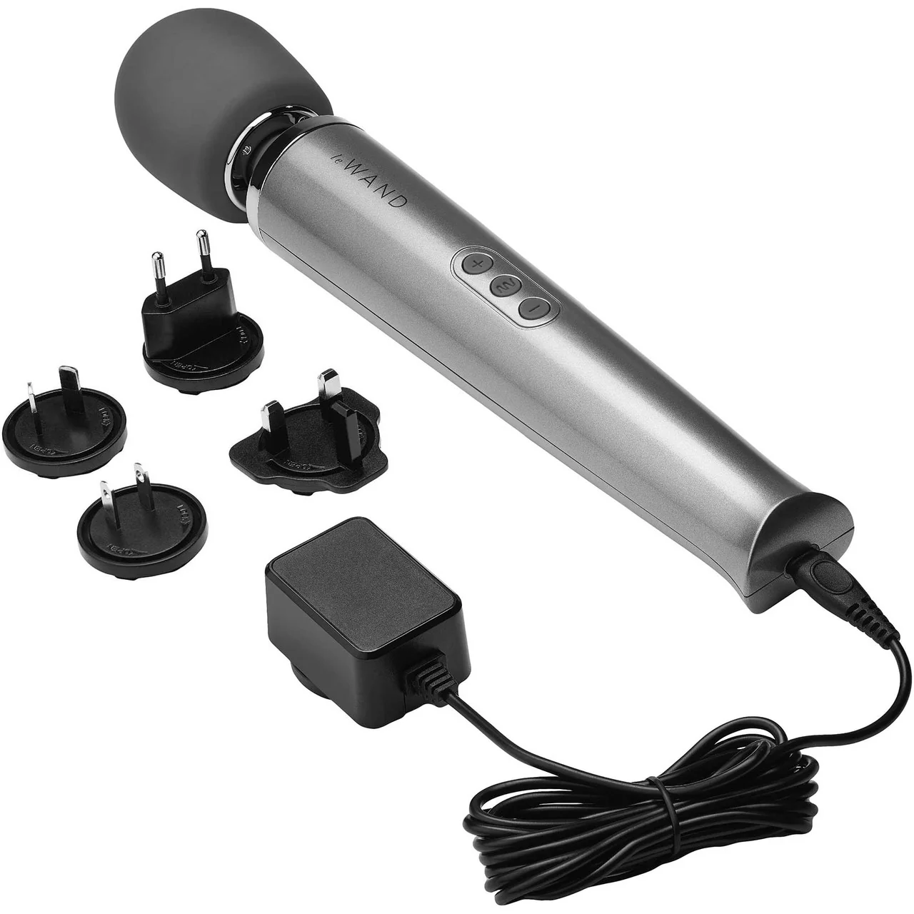 Le Wand Rechargeable Vibrating Body Massager - Grey - Image 6