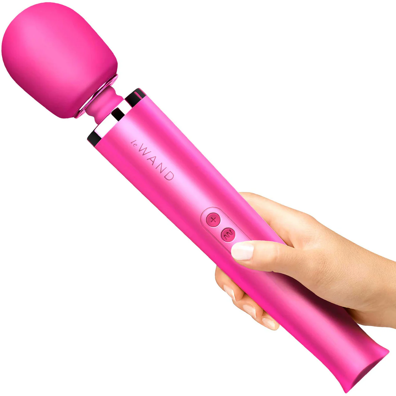 Le Wand Rechargeable Vibrating Body Massager - Magenta - Image 2