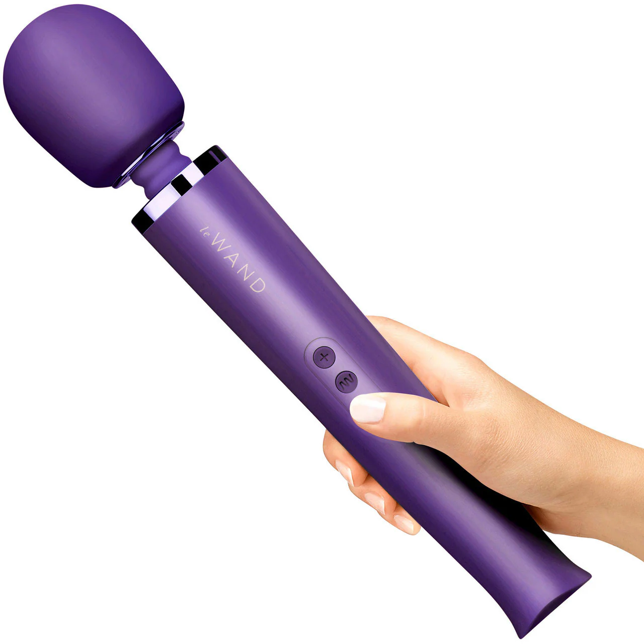 Le Wand Rechargeable Vibrating Body Massager - Purple - Image 2
