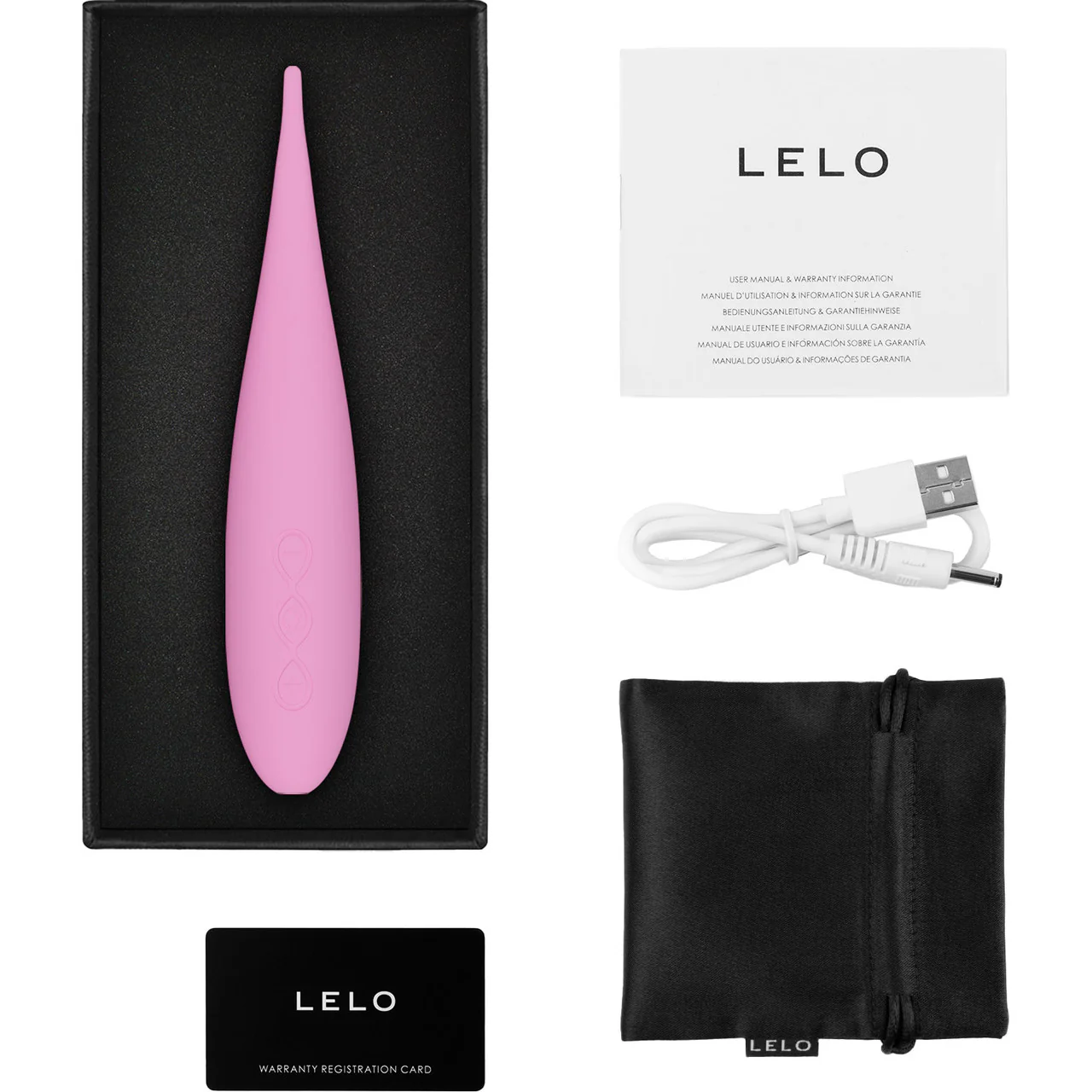LELO DOT Travel Revolutionary Clitoral Pinpoint Silicone Waterproof Rechargeable Vibrator - Pink - Image 3