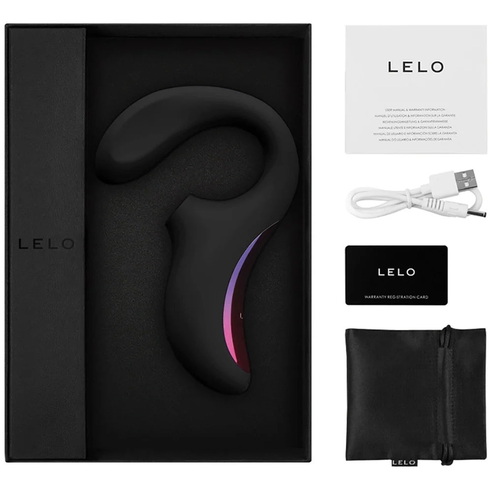 LELO ENIGMA Cruise Rechargeable Silicone Dual Stimulation Pressure Wave Vibrator - Black - Image 3