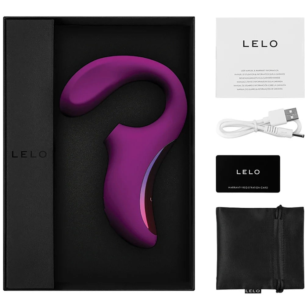 LELO ENIGMA Cruise Rechargeable Silicone Dual Stimulation Pressure Wave Vibrator - Deep Rose - Image 3