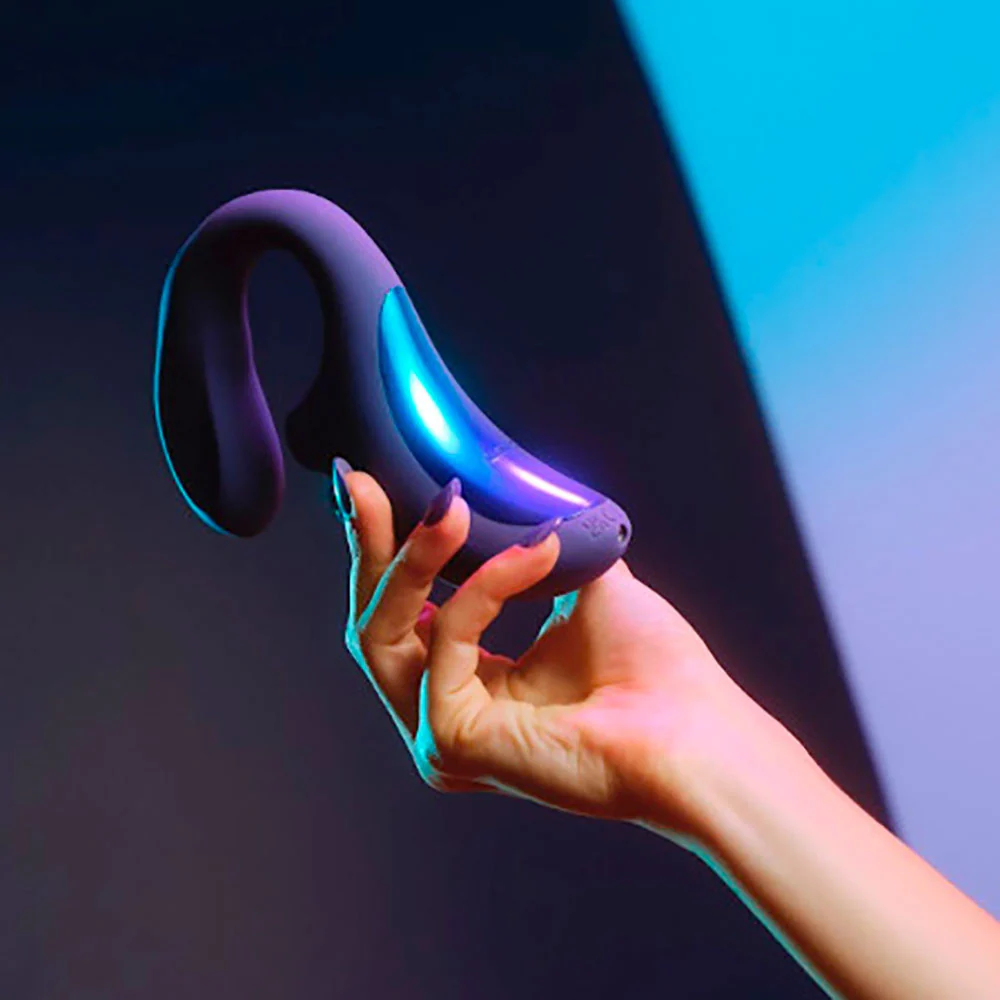 LELO ENIGMA Wave Rechargeable Silicone Multi Stimulation Pressure Wave Vibrator - Cyber Purple - Image 5