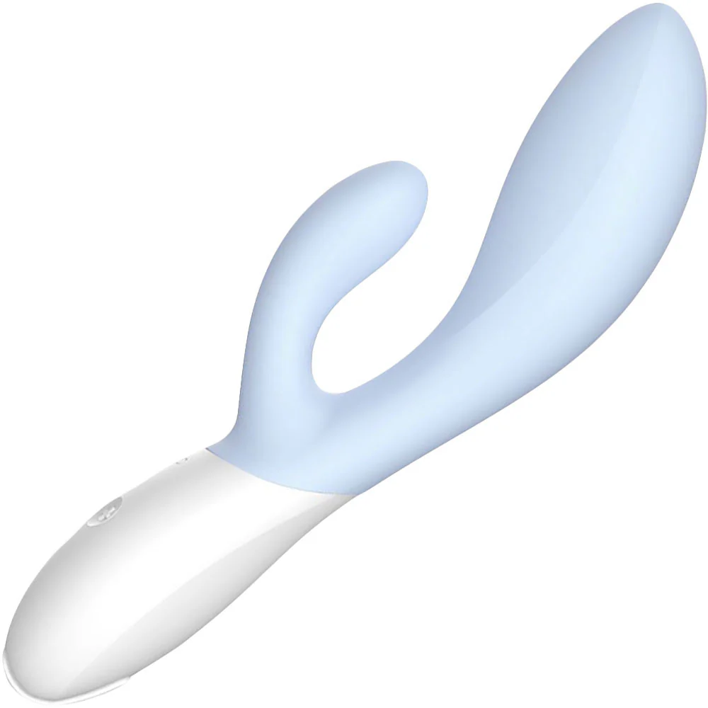 LELO Ina 3 Silicone Rechargeable Dual-Stimulation Vibrator - Seafoam - Image 5