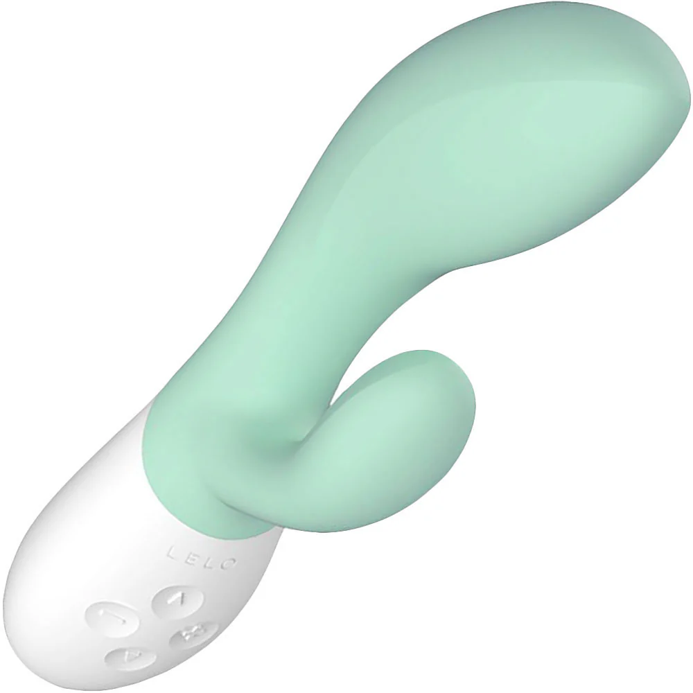 LELO Ina 3 Silicone Rechargeable Dual-Stimulation Vibrator - Seaweed - Image 3
