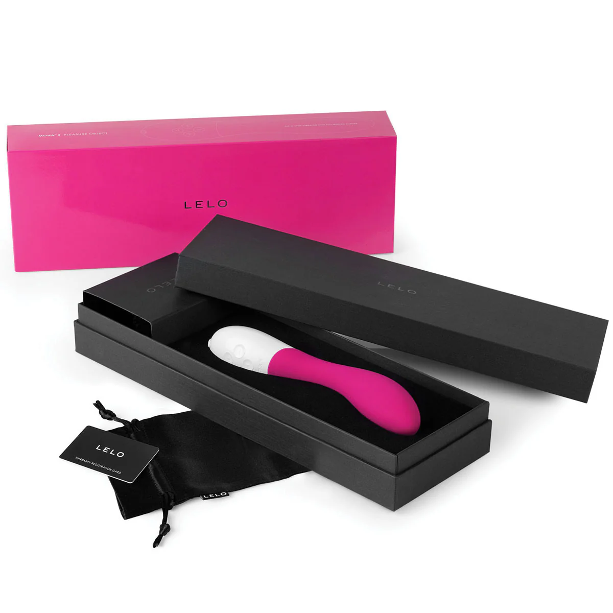 LELO Mona 2 Silicone Rechargeable Waterproof G-Spot Vibrator - Cerise - Image 4