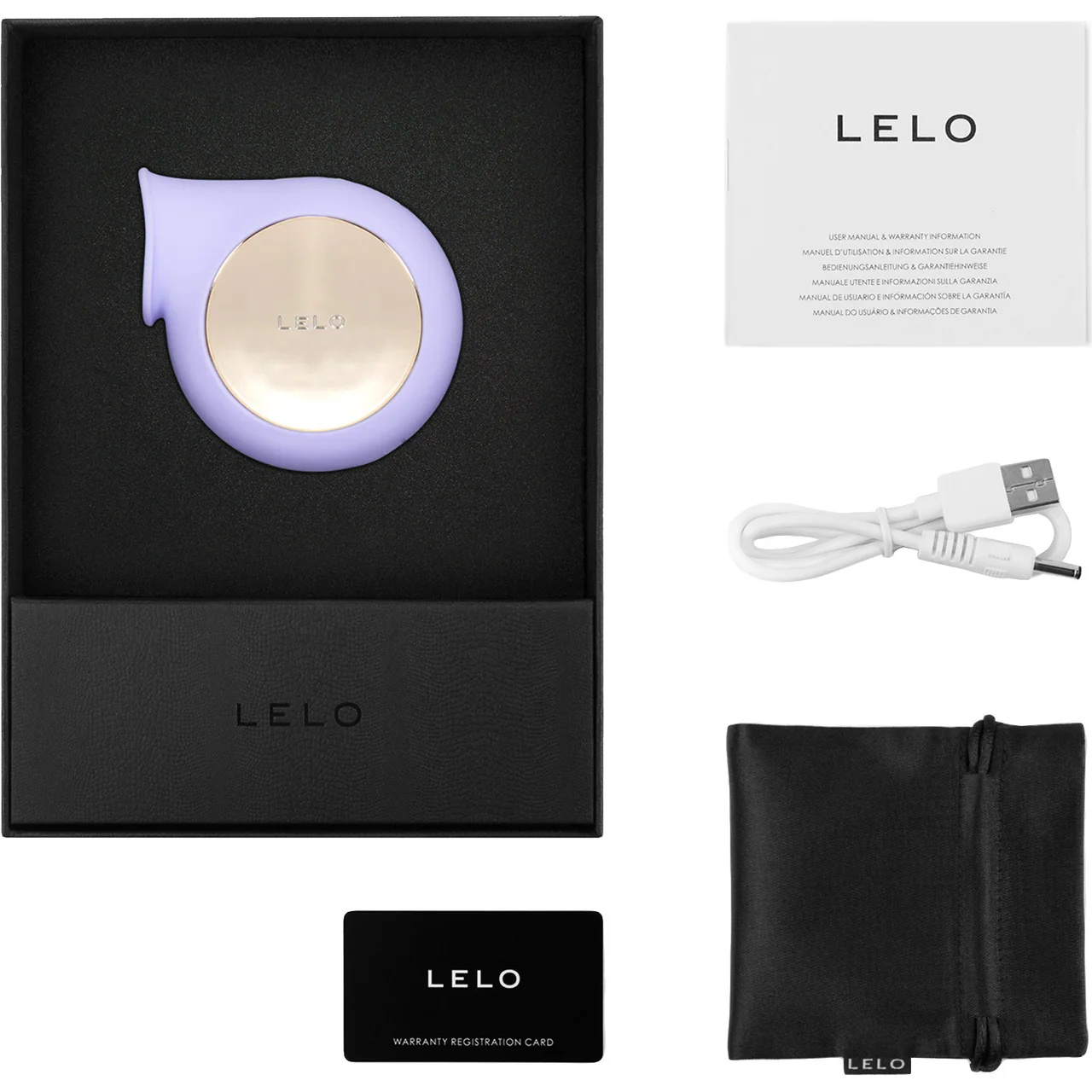 LELO Sila Waterproof Rechargeable Pleasure Air Clitoral Stimulator - Lilac - Image 2