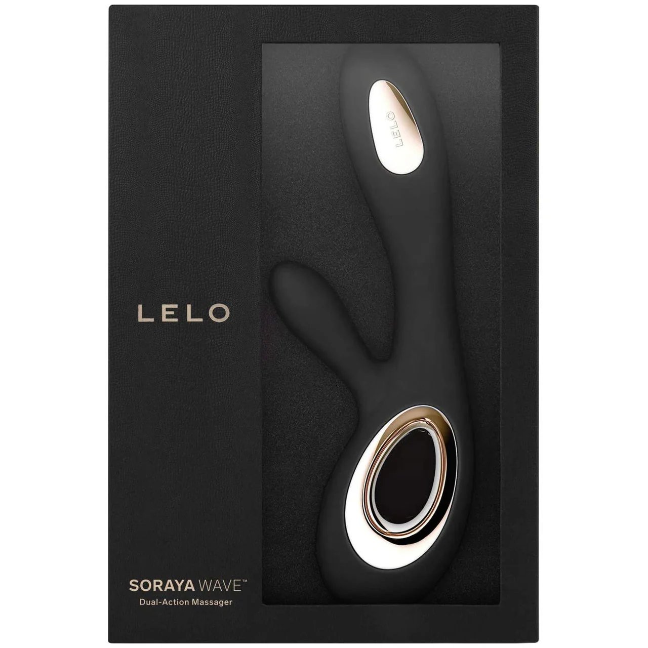 LELO SORAYA WAVE Rechargeable Silicone Dual Stimulation Vibrator - Black - Image 5