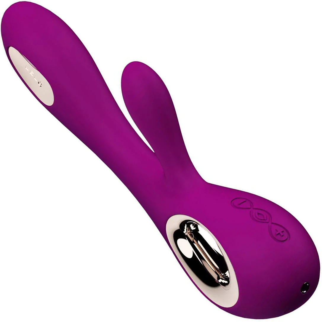 LELO SORAYA WAVE Rechargeable Silicone Dual Stimulation Vibrator - Deep Rose - Image 3