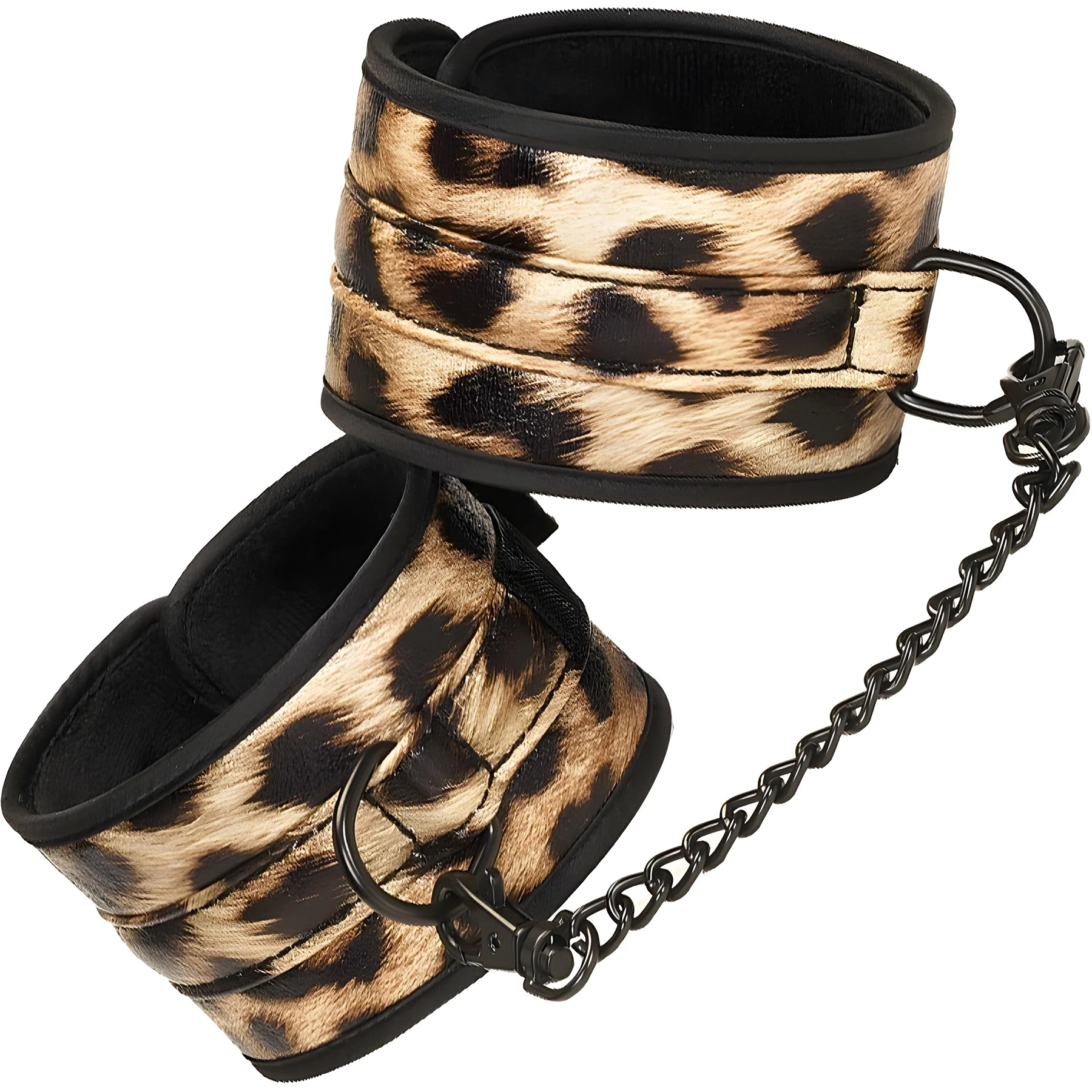 Vivid Bondage Leopard Print 13 Piece Soft Bondage Kit By Liebe Seele - Image 15