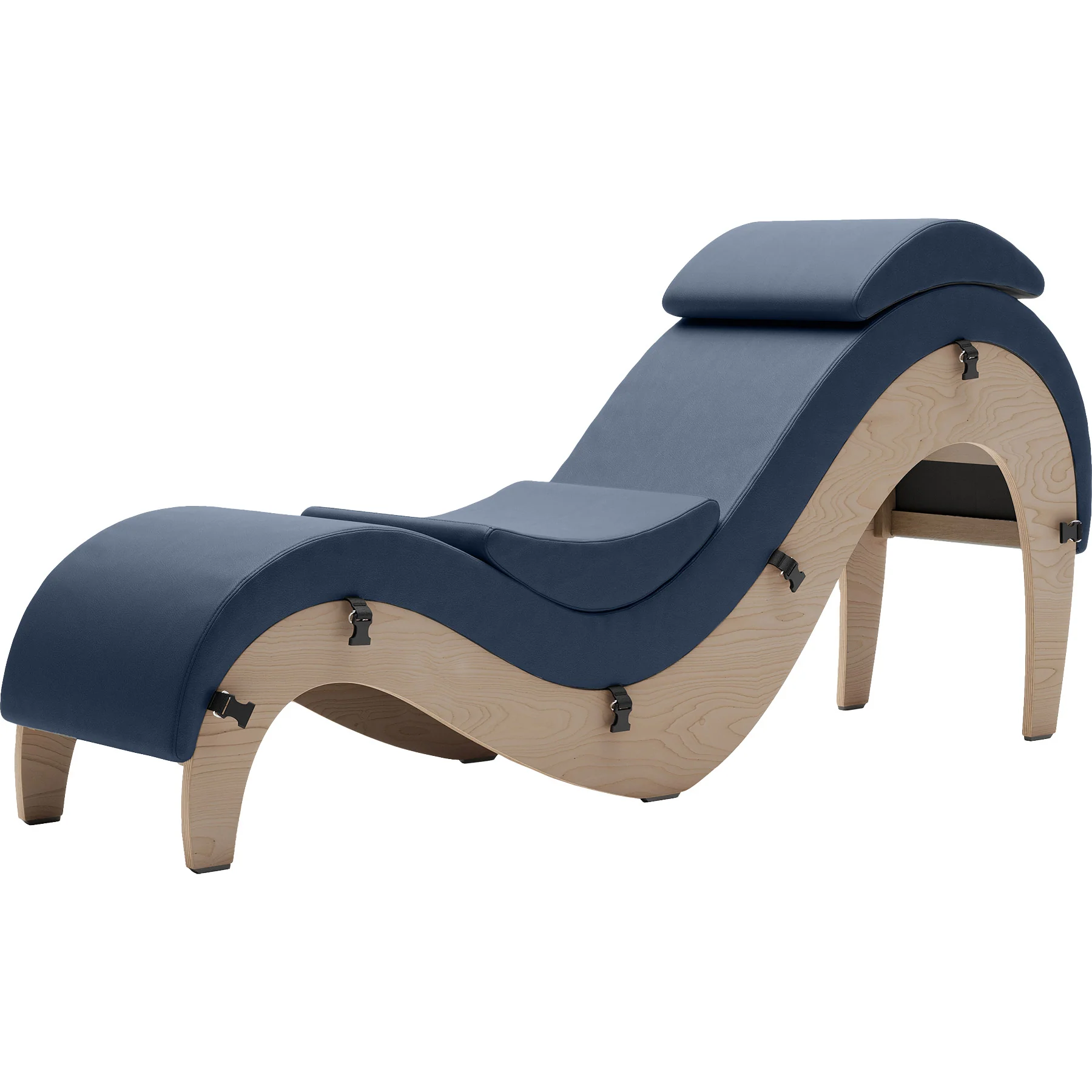 Liberator Supervio Luxury Chaise With Cuff Kit Restraints - Wood & SynLeather™ - Image 13