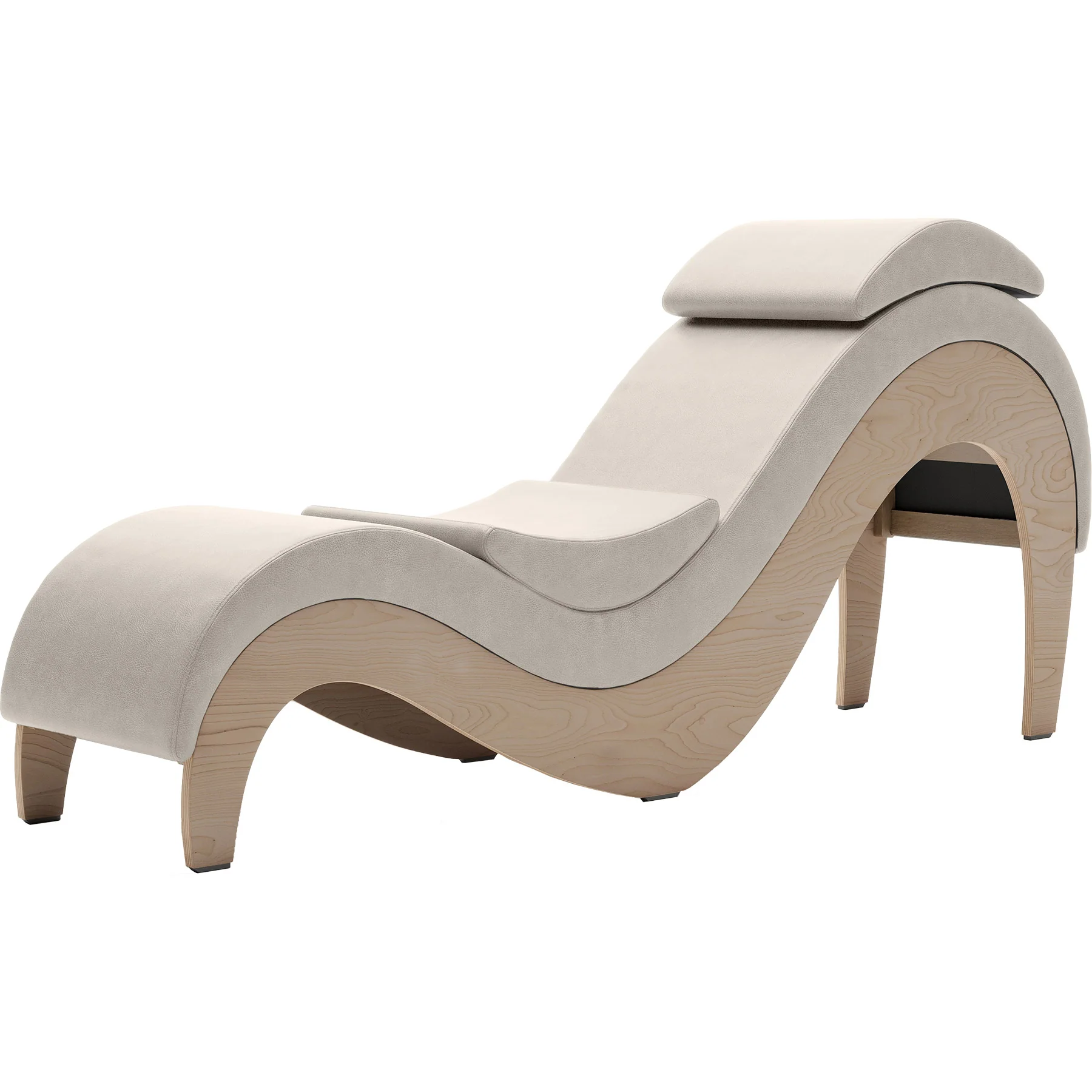 Liberator Supervio Luxury Chaise With Cuff Kit Restraints - Wood & SynLeather™ - Image 32