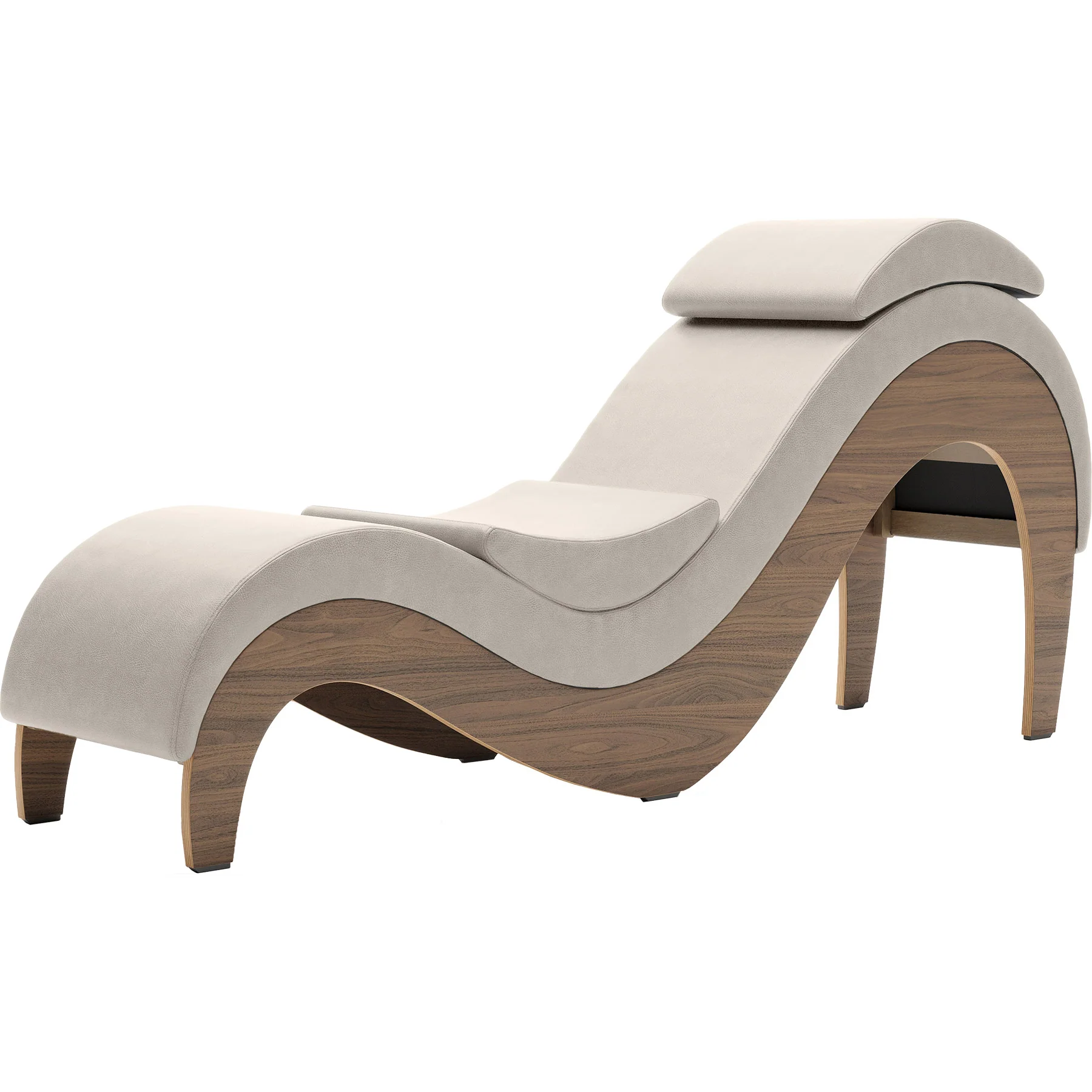 Liberator Supervio Luxury Chaise With Cuff Kit Restraints - Wood & SynLeather™ - Image 34
