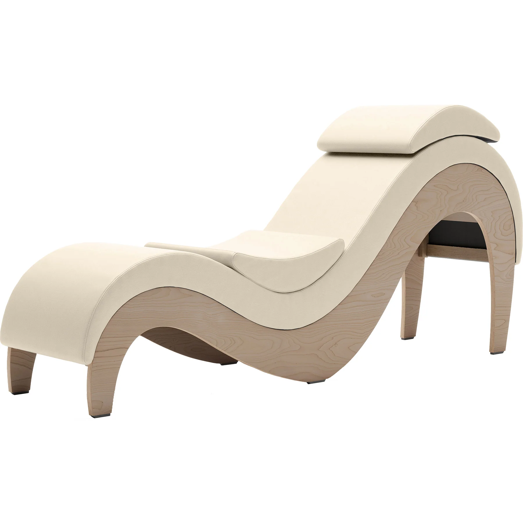 Liberator Supervio Luxury Chaise With Cuff Kit Restraints - Wood & SynLeather™ - Image 47