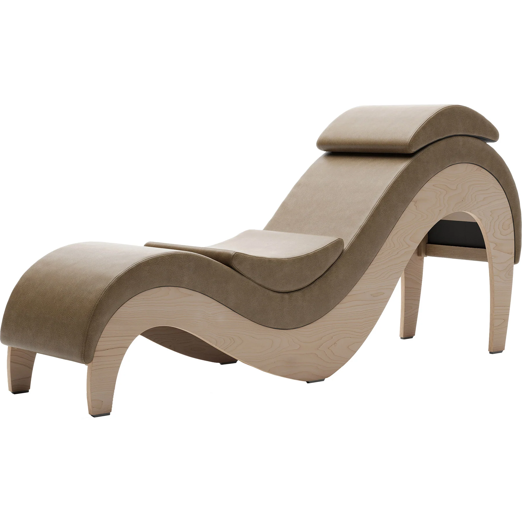 Liberator Supervio Luxury Chaise With Cuff Kit Restraints - Wood & SynLeather™ - Image 62