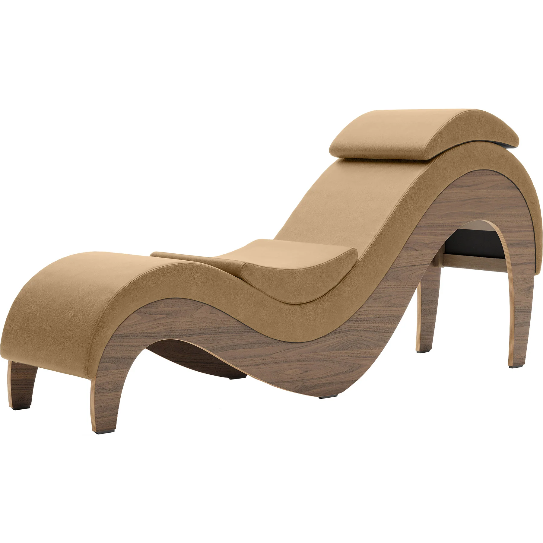 Liberator Supervio Luxury Chaise With Cuff Kit Restraints - Wood & SynLeather™ - Image 69