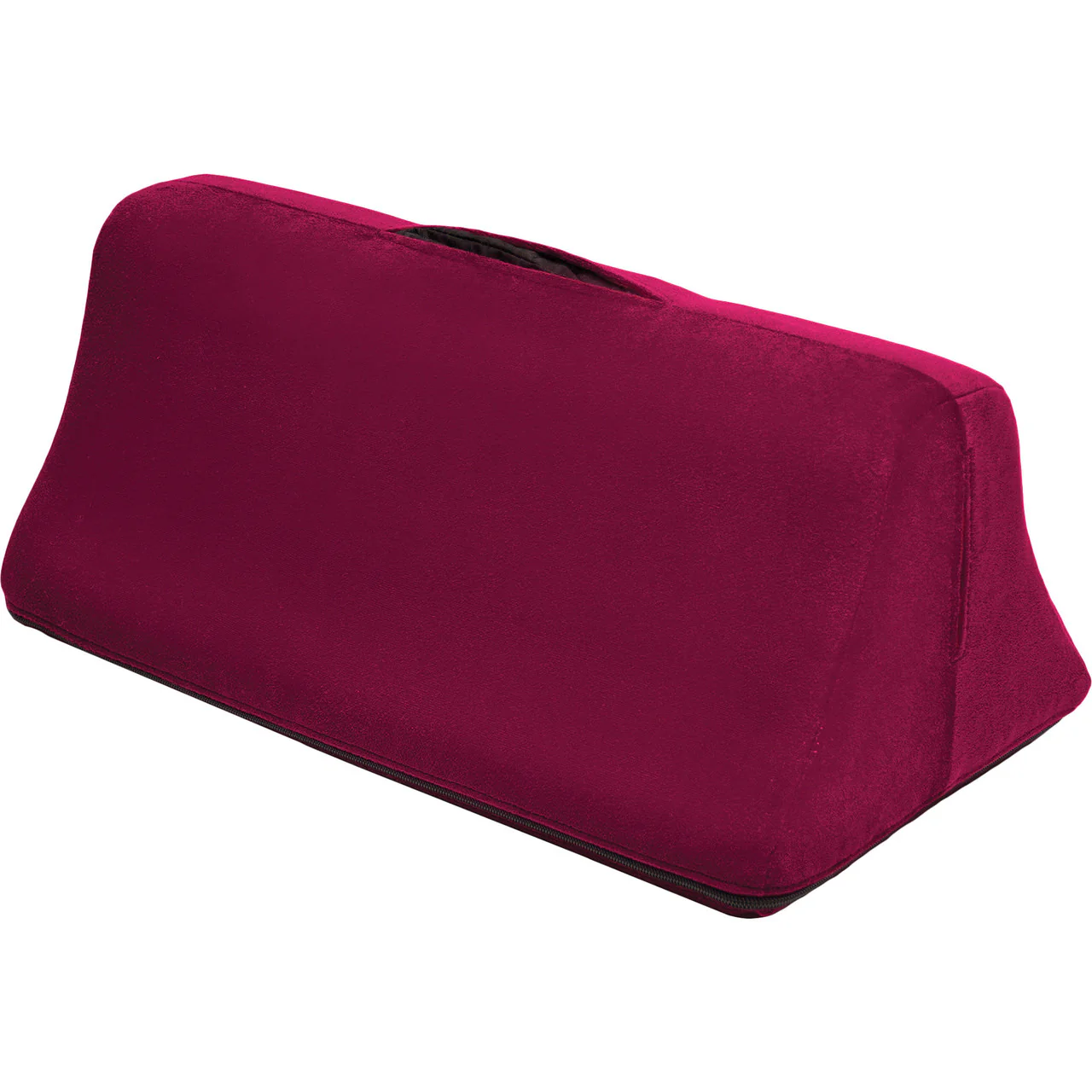 Liberator Tula Sex Toy Mount - Microvelvet Merlot - Image 2