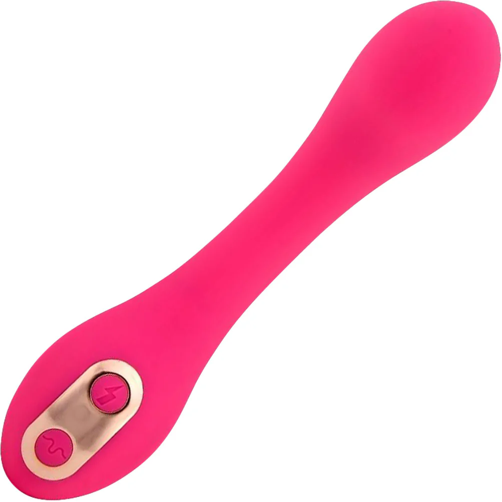 Libi XLR8 Silicone Flexible Rechargeable Waterproof G-Spot Vibrator By Nu Sensuelle - Deep Pink - Image 3