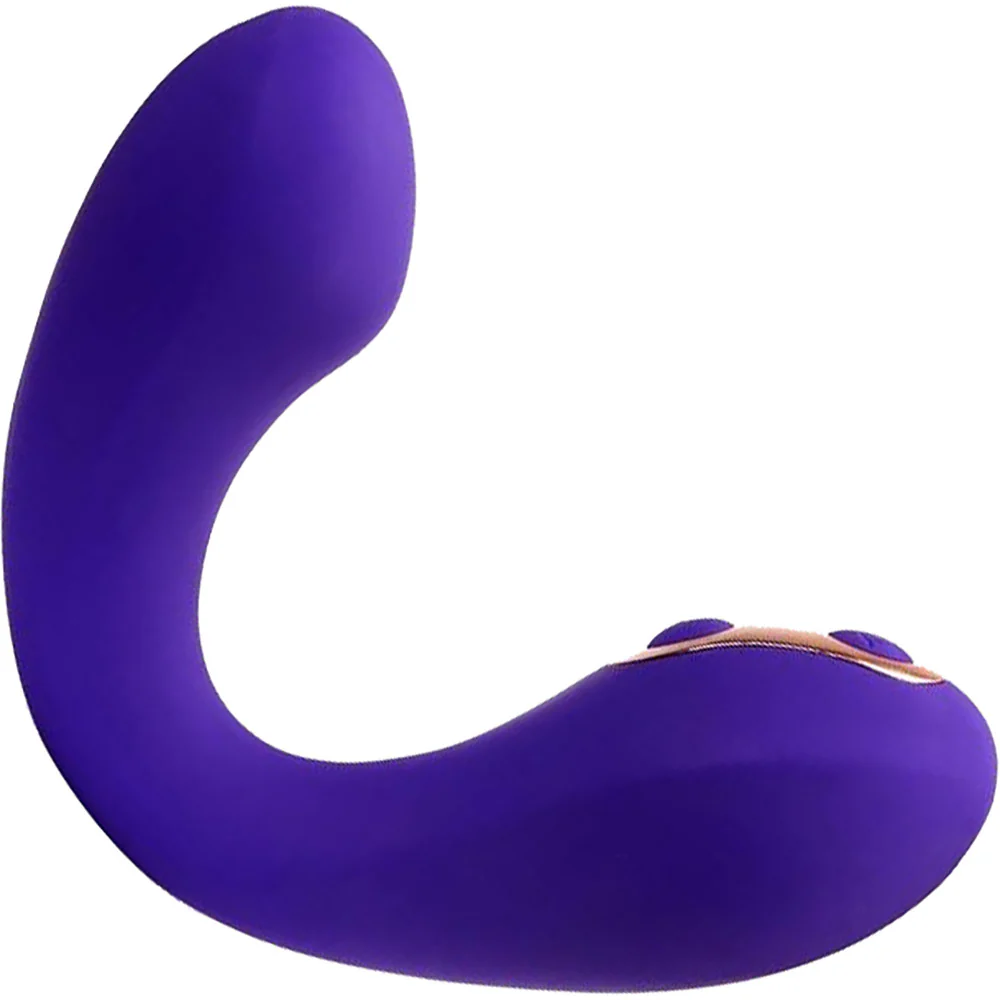 Libi XLR8 Silicone Flexible Rechargeable Waterproof G-Spot Vibrator By Nu Sensuelle - Deep Purple - Image 2
